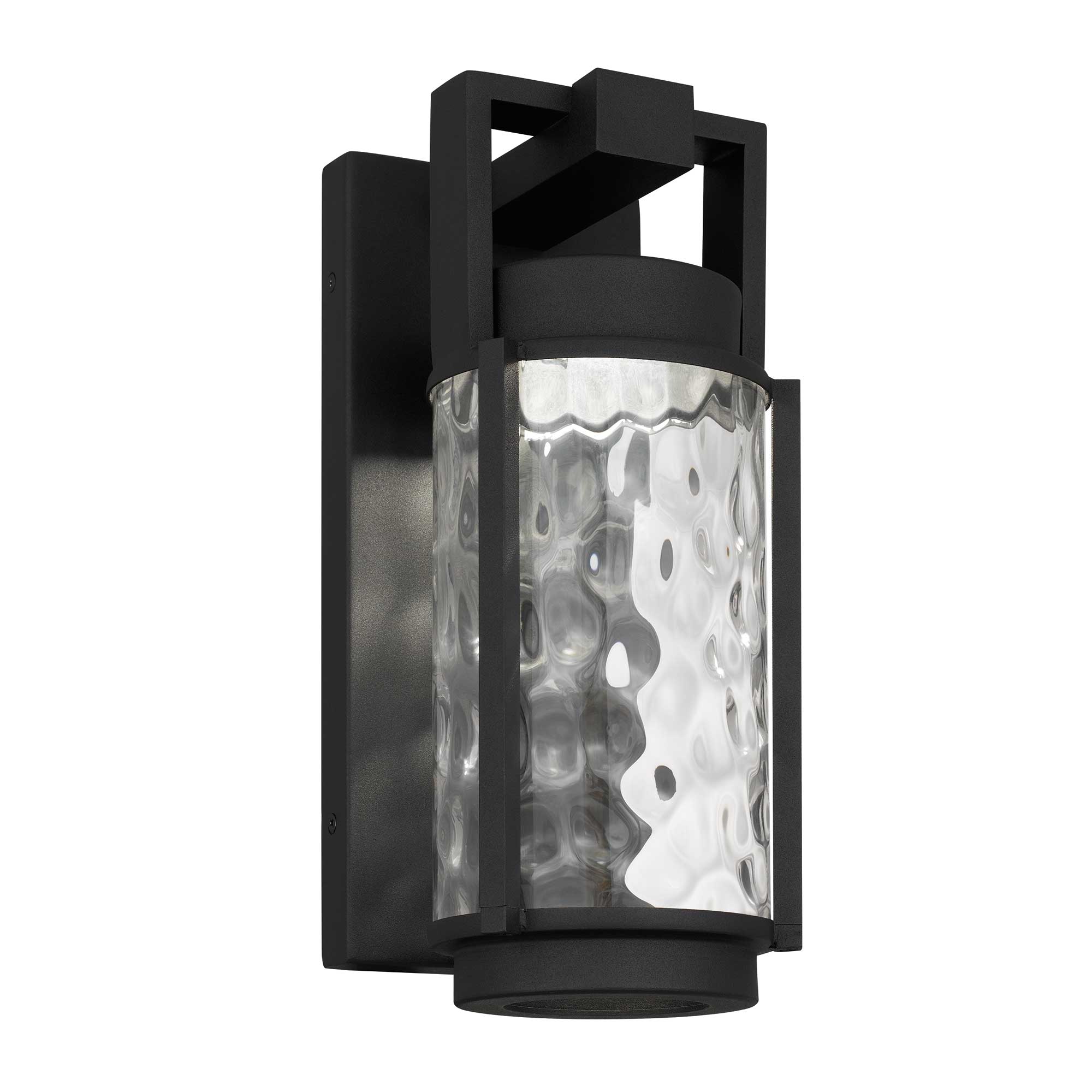 Alteck Winston 12.875-Inch Black 3-CCT LED Outdoor Wall Light - AW0140-3CCT-W-BK