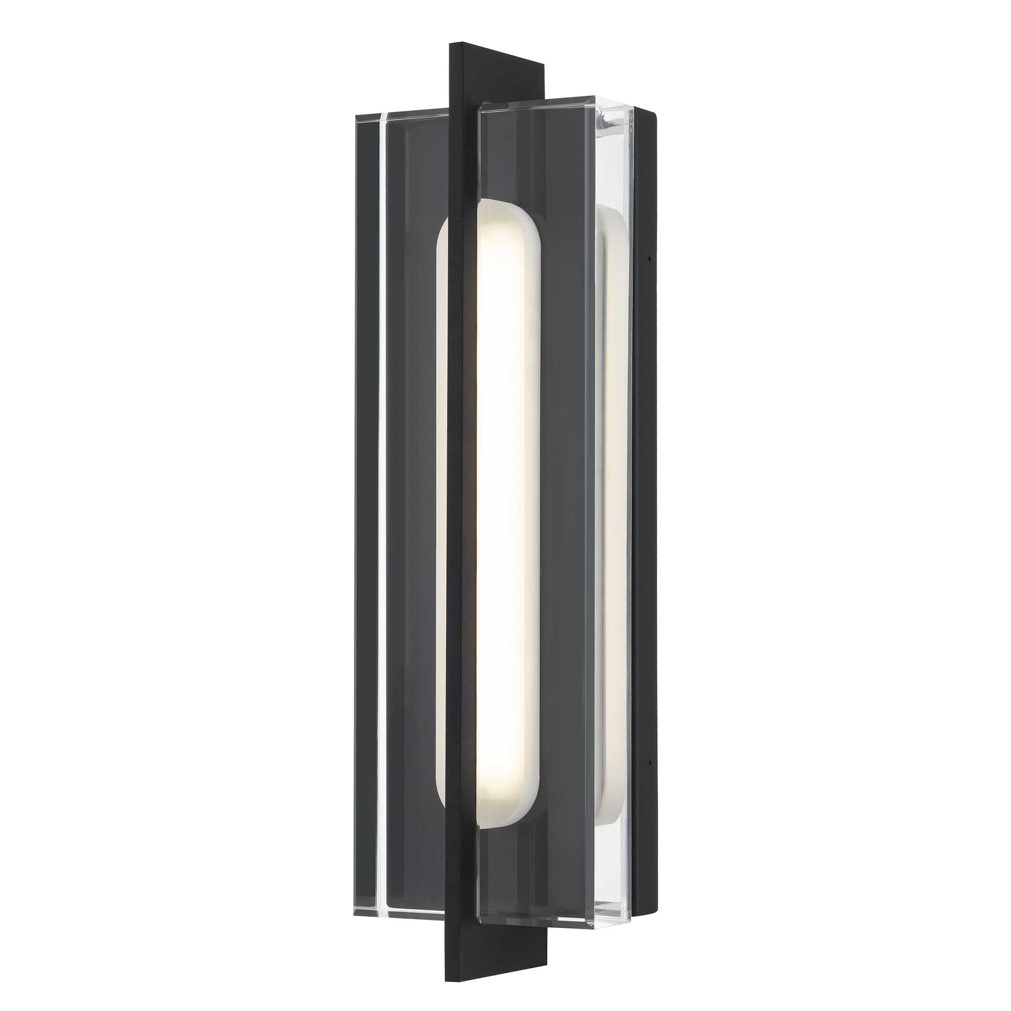 Alteck Avani 20-Inch Black 3-CCT LED Outdoor Wall Light - AW0144-3CCT-W-BK