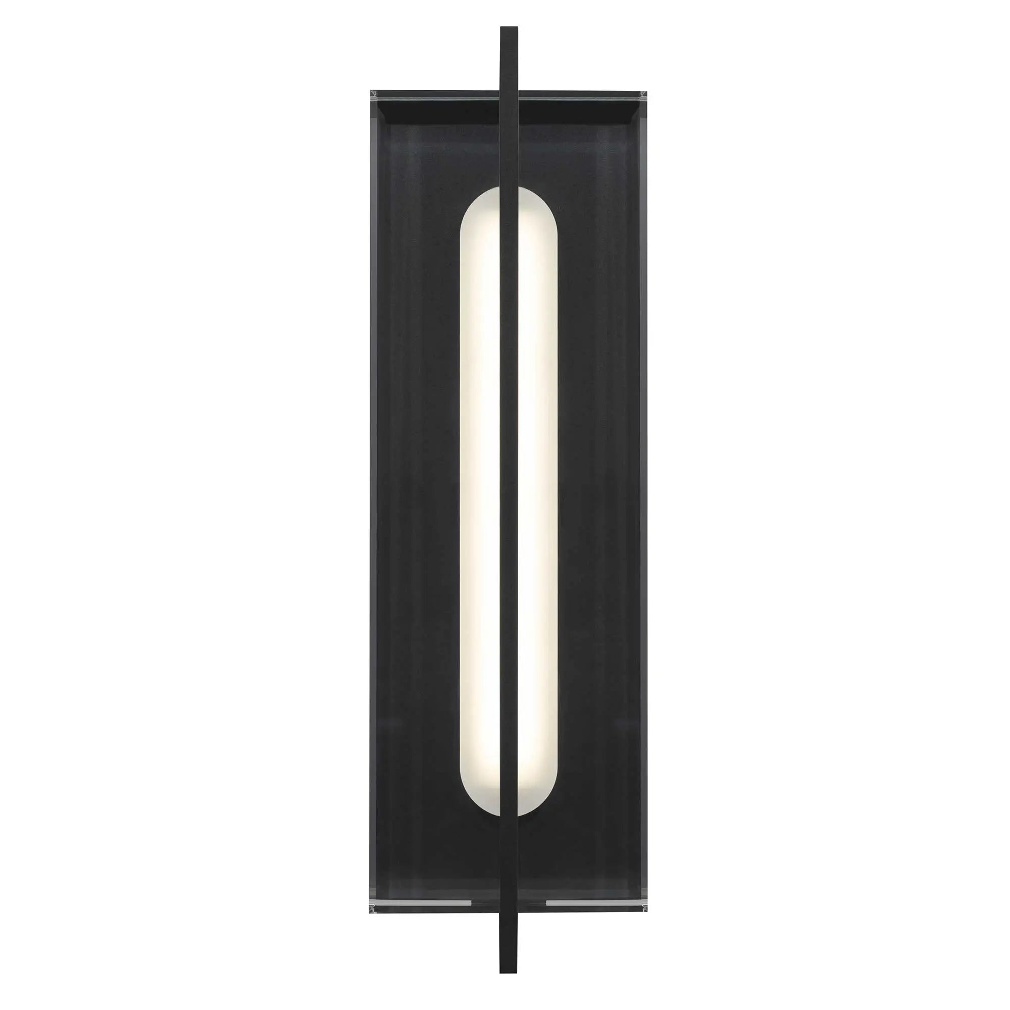 Alteck Avani 20-Inch Black 3-CCT LED Outdoor Wall Light - AW0144-3CCT-W-BK - Product Image 3