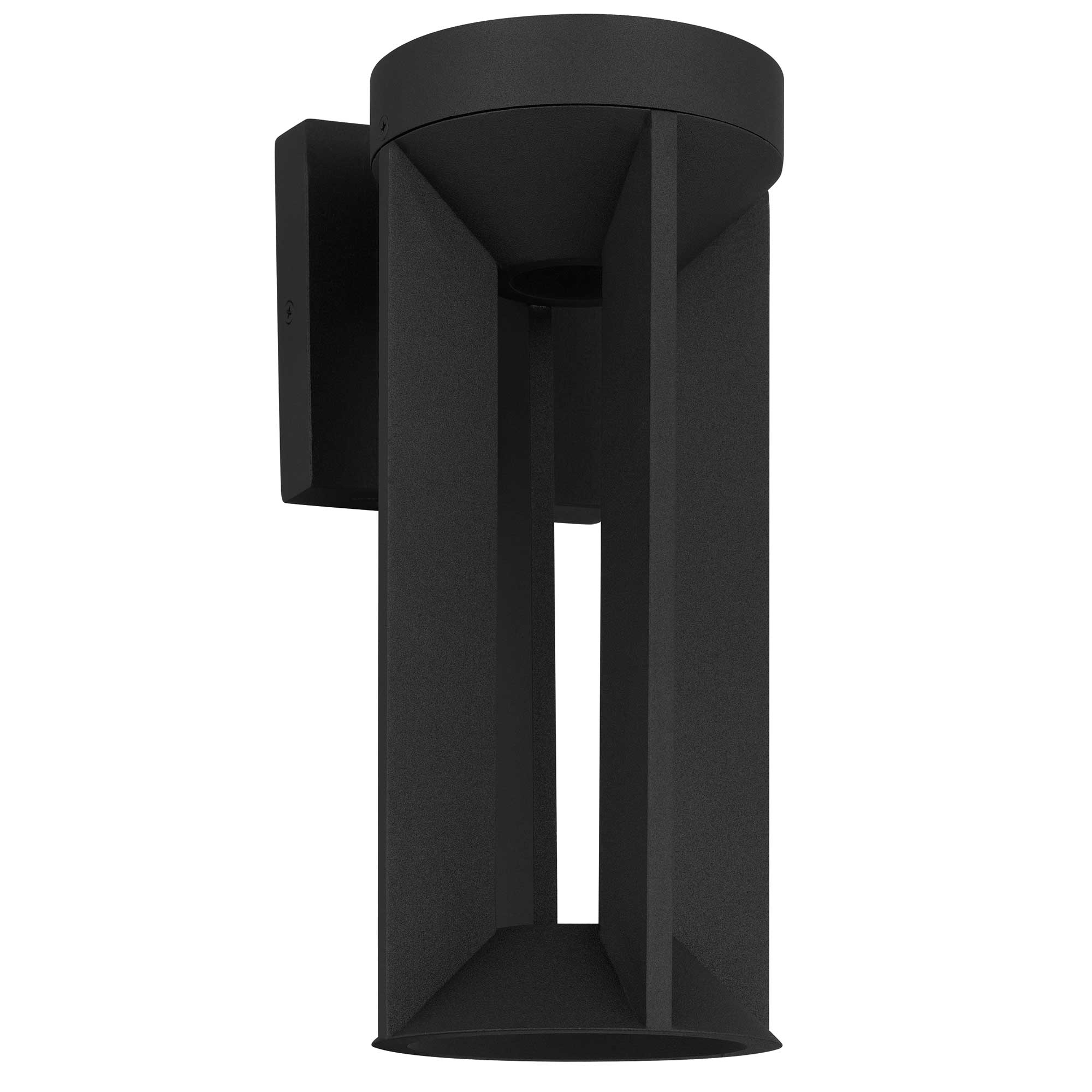 Alteck Aura 12.125-Inch Black 3-CCT LED Outdoor Wall Light - AW0145-3CCT-W-BK - Product Image 2