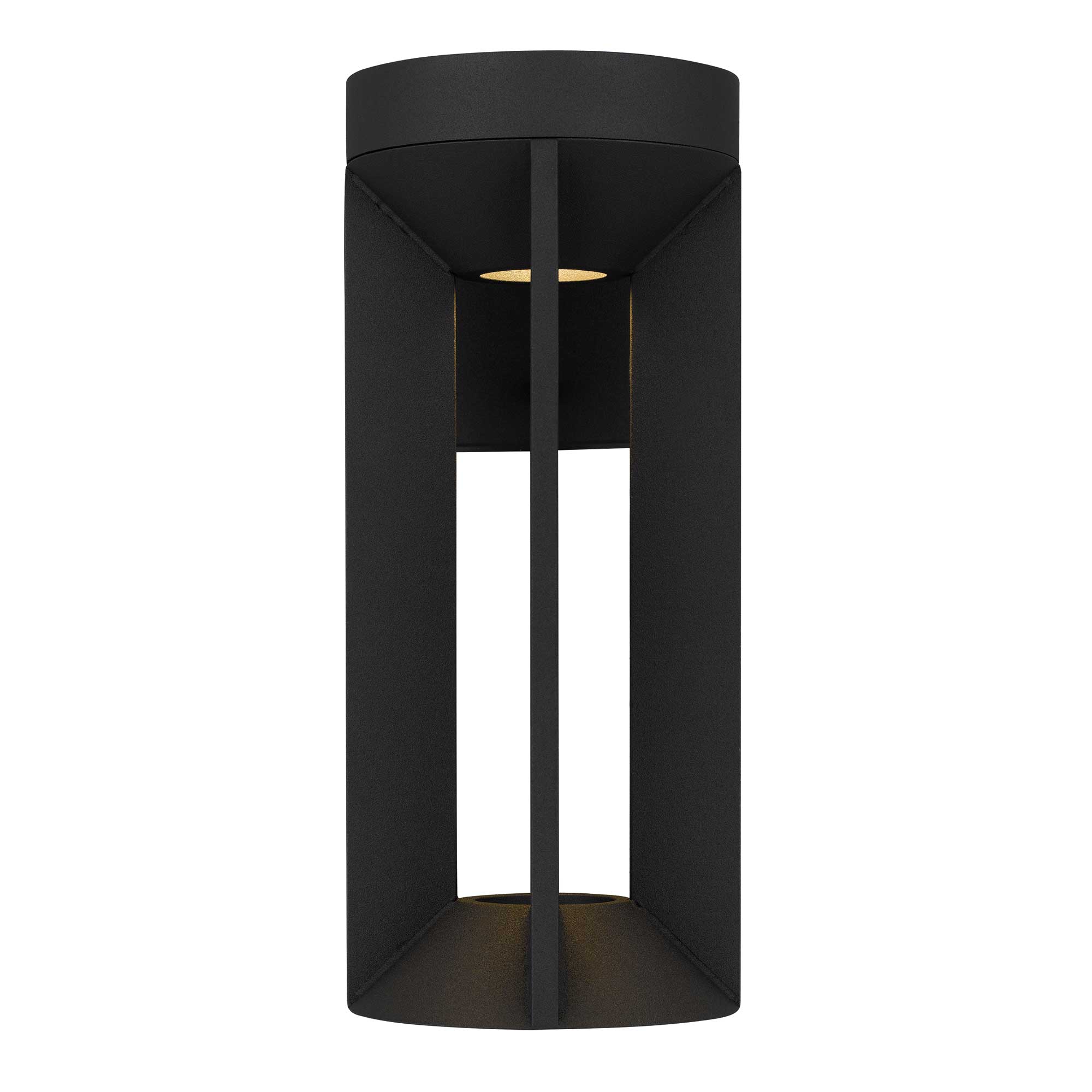 Alteck Aura 12.125-Inch Black 3-CCT LED Outdoor Wall Light - AW0145-3CCT-W-BK - Product Image 3