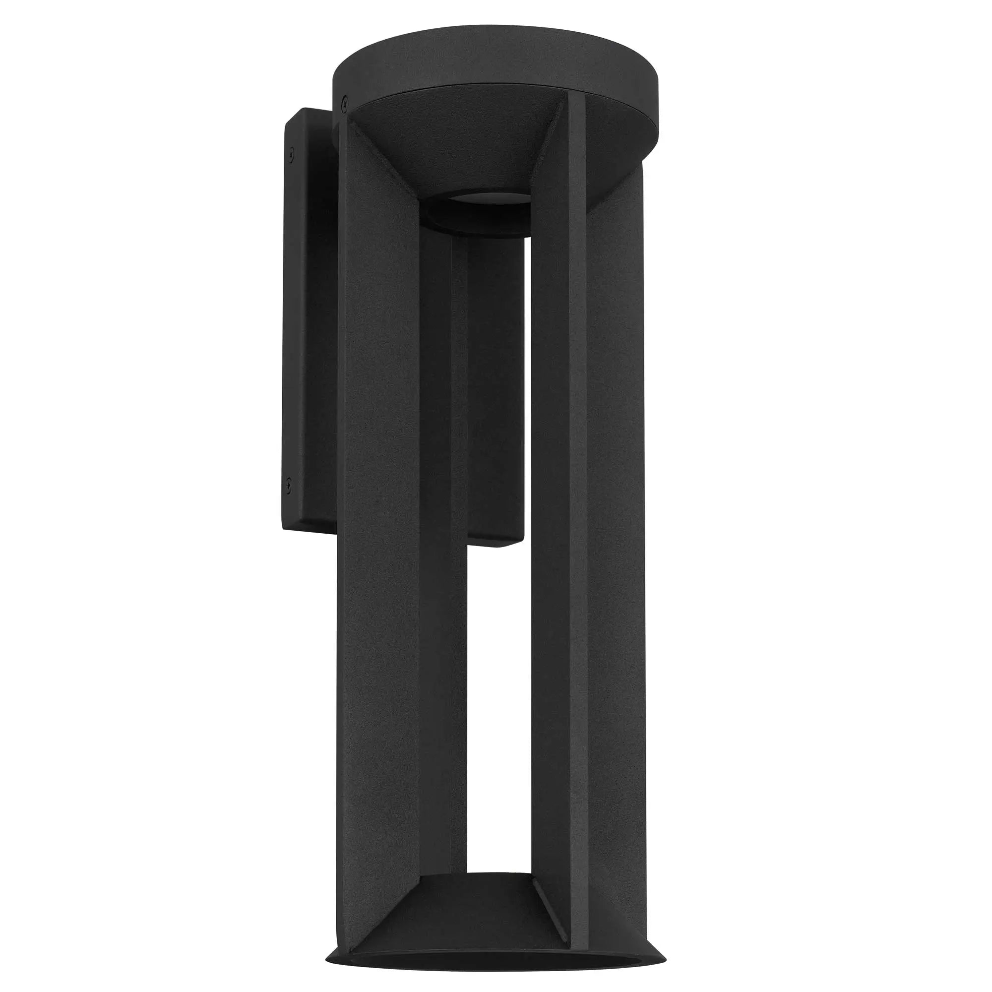 Alteck Aura 16-Inch Black 3-CCT LED Outdoor Wall Light - AW0146-3CCT-W-BK - Product Image 2