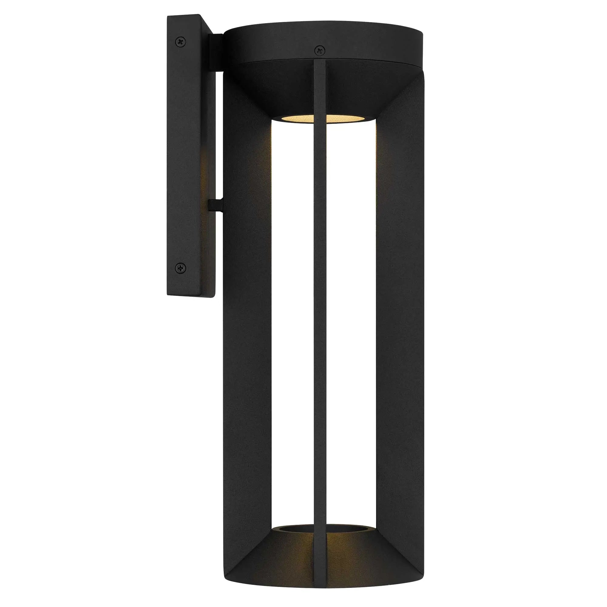 Alteck Aura 16-Inch Black 3-CCT LED Outdoor Wall Light - AW0146-3CCT-W-BK - Product Image 4