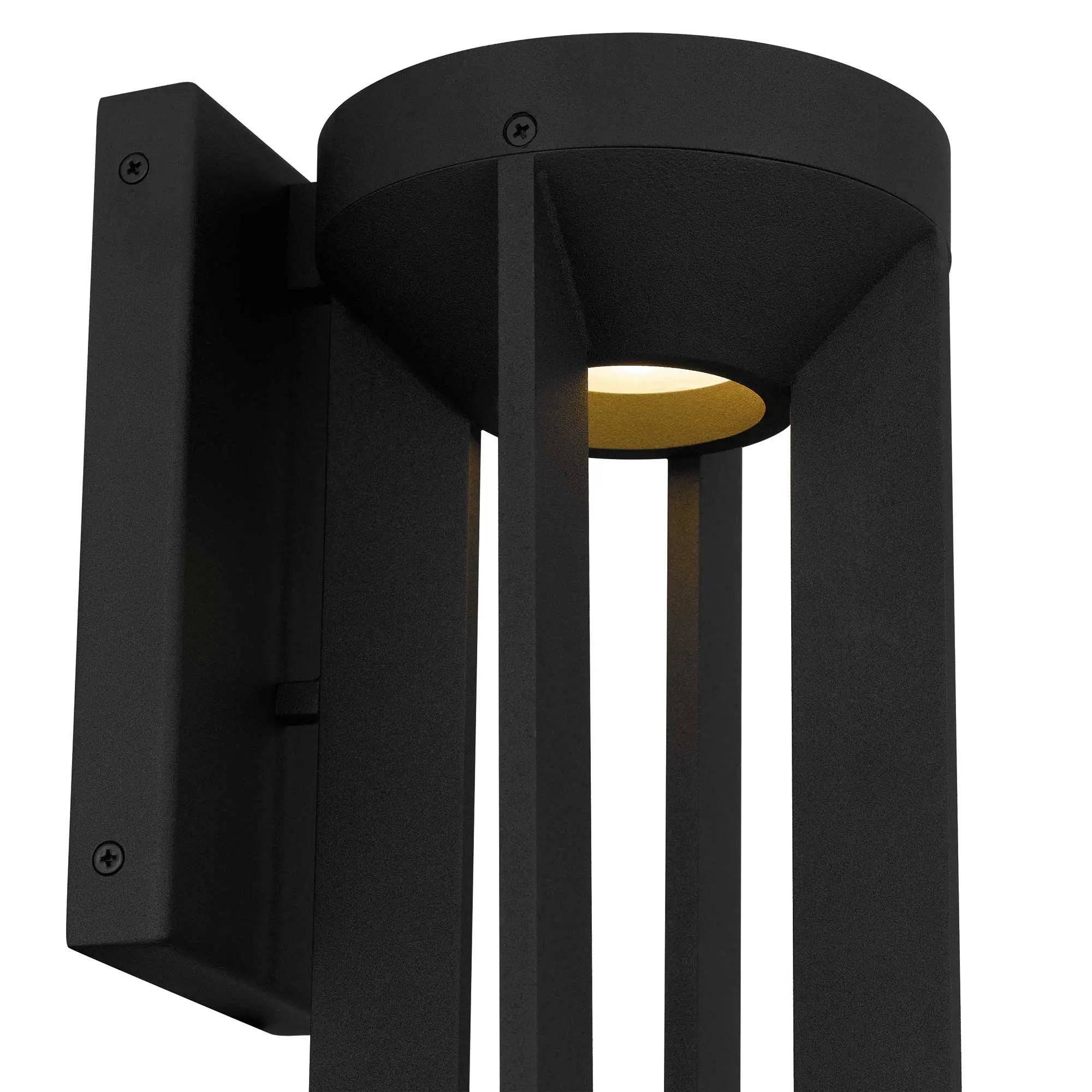 Alteck Aura 16-Inch Black 3-CCT LED Outdoor Wall Light - AW0146-3CCT-W-BK - Product Image 5