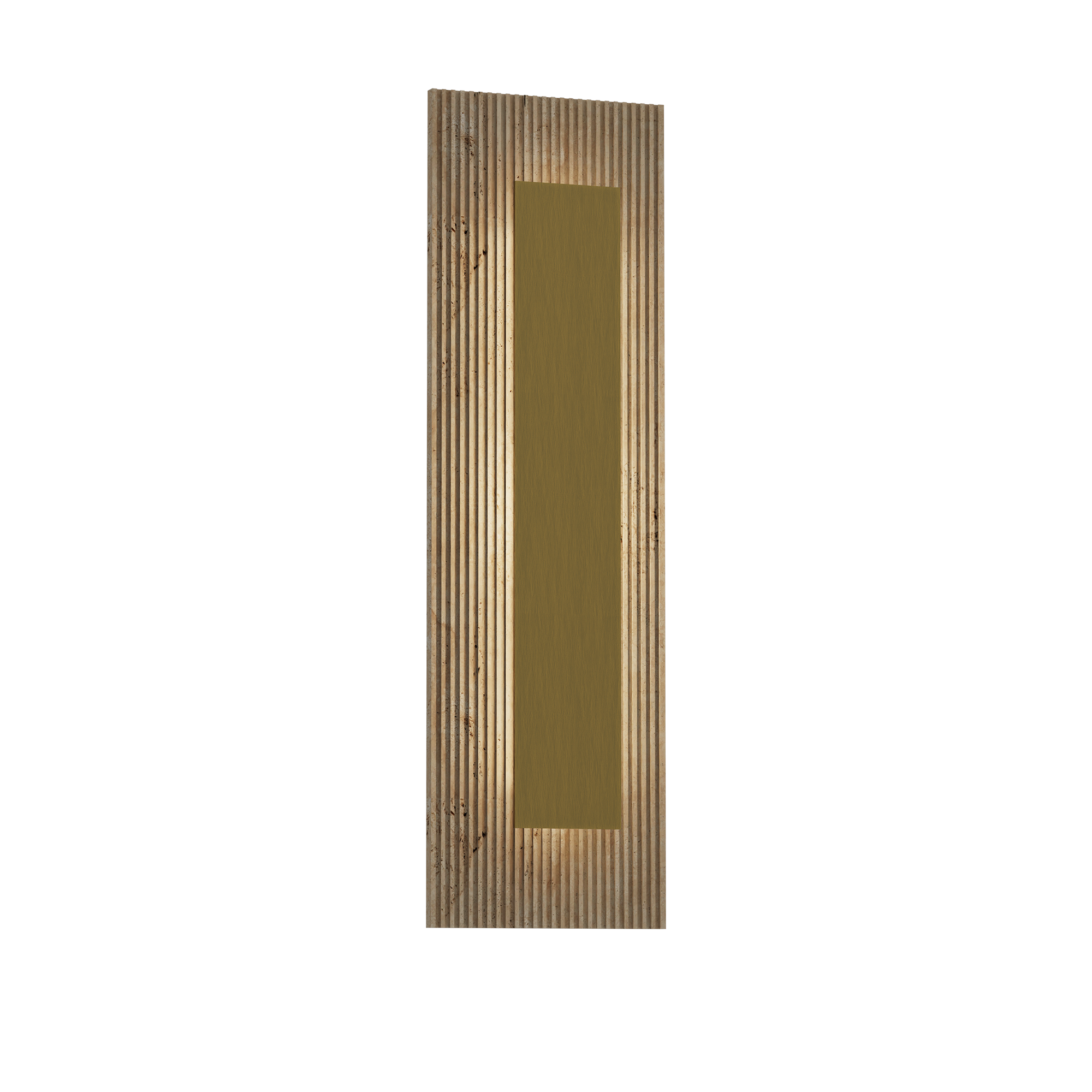 Alteck Abby 30-Inch Painted Antique Brass LED Outdoor Wall Light - AW0153-5CCT-W-PAB