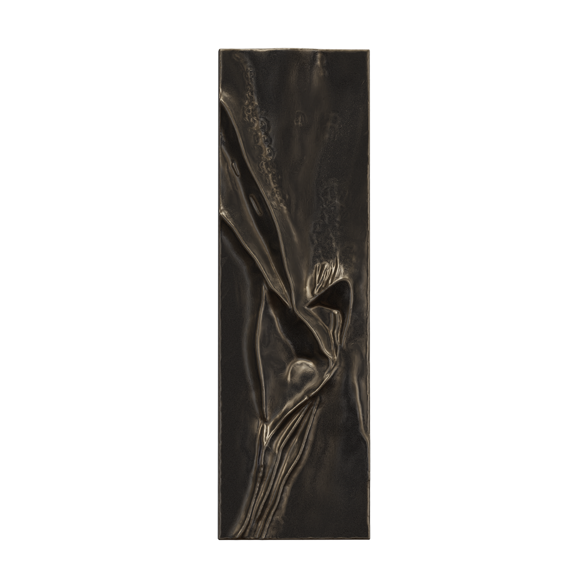 Alteck Chisel 26-Inch Painted Patina Bronze LED Outdoor Wall Light - AW0160-5CCT-W-PBZ