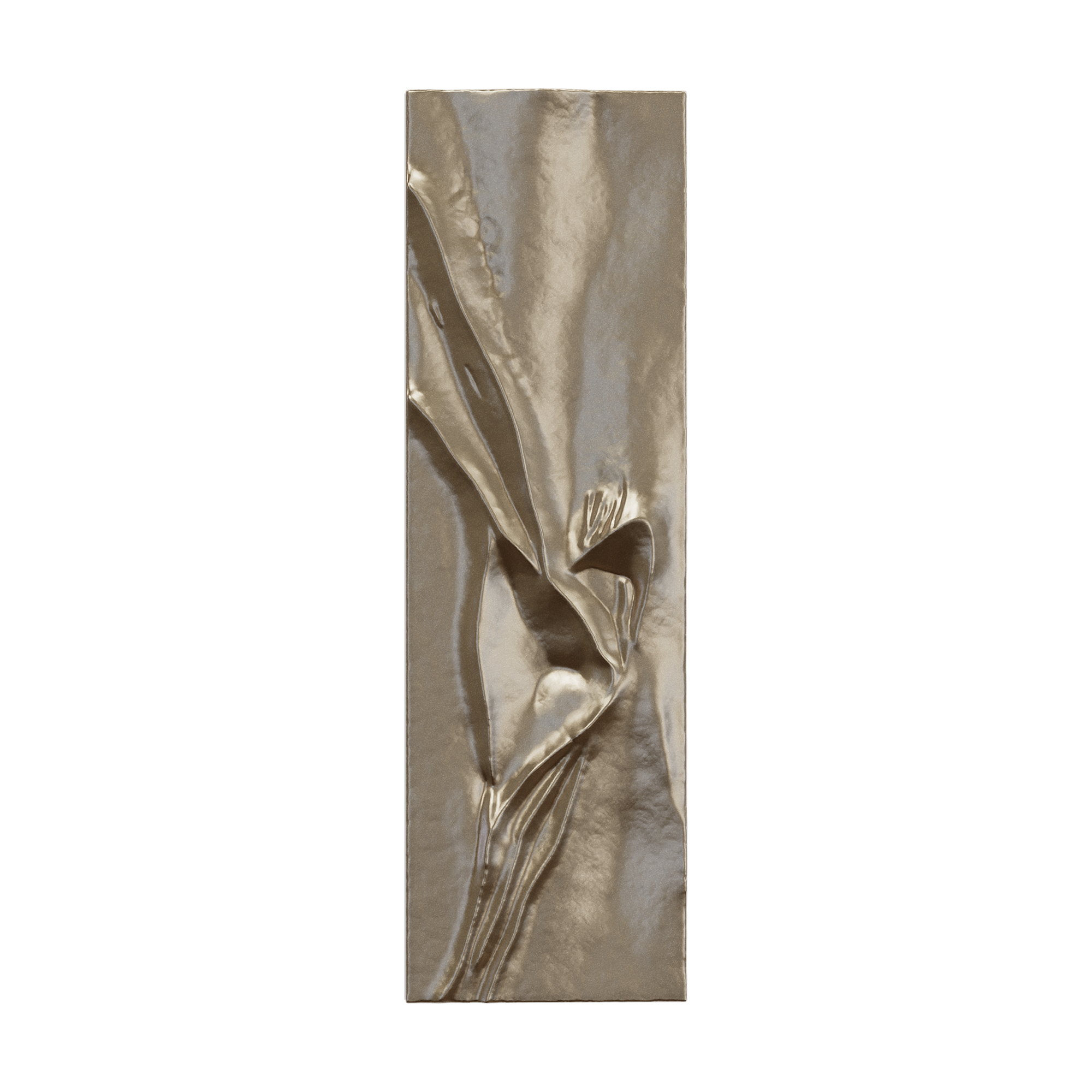 Alteck Chisel 26-Inch Painted Washed Brass LED Outdoor Wall Light - AW0160-5CCT-W-PWB