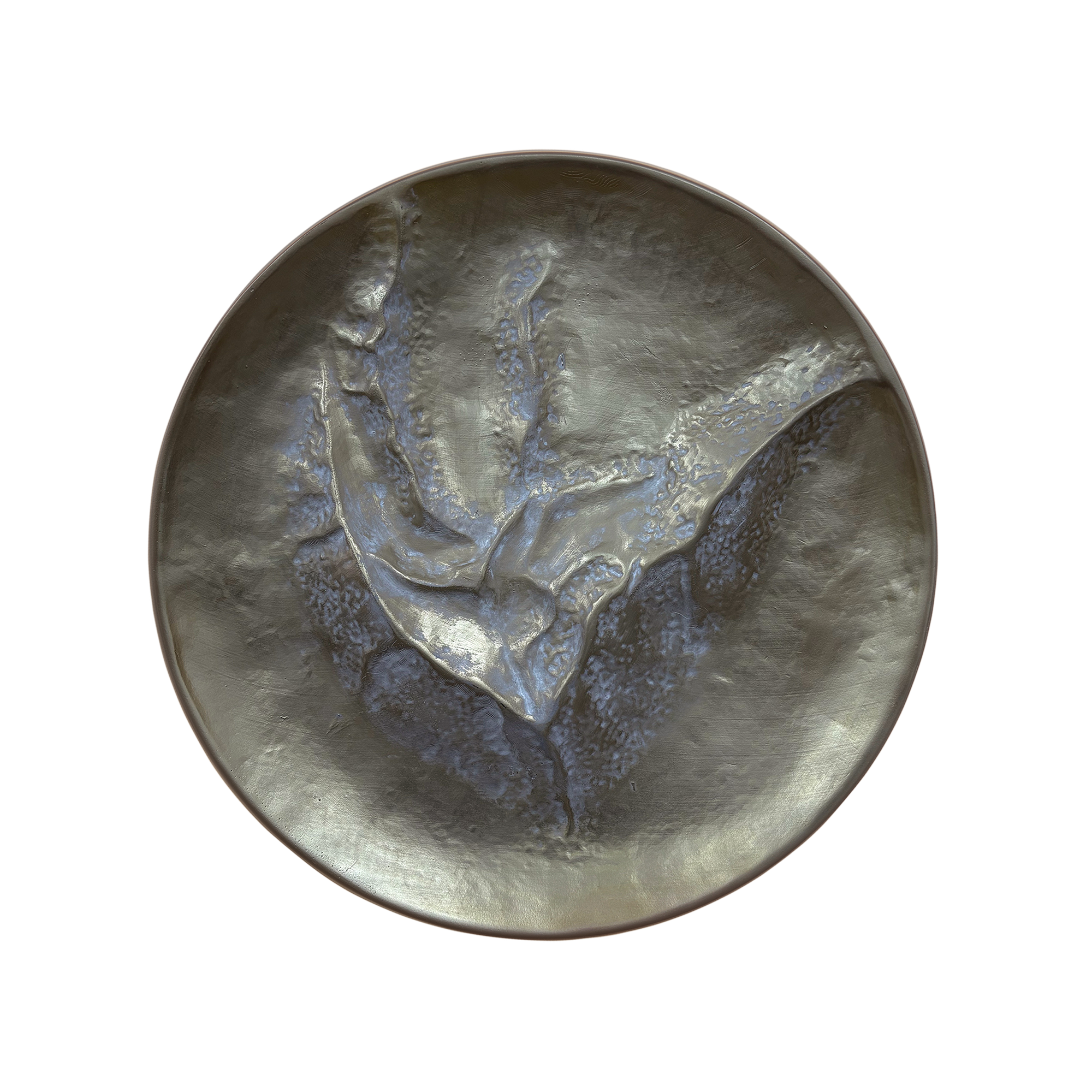 Alteck Moon 16-Inch Painted Washed Brass LED Outdoor Wall Light - AW0167-5CCT-W-PWB