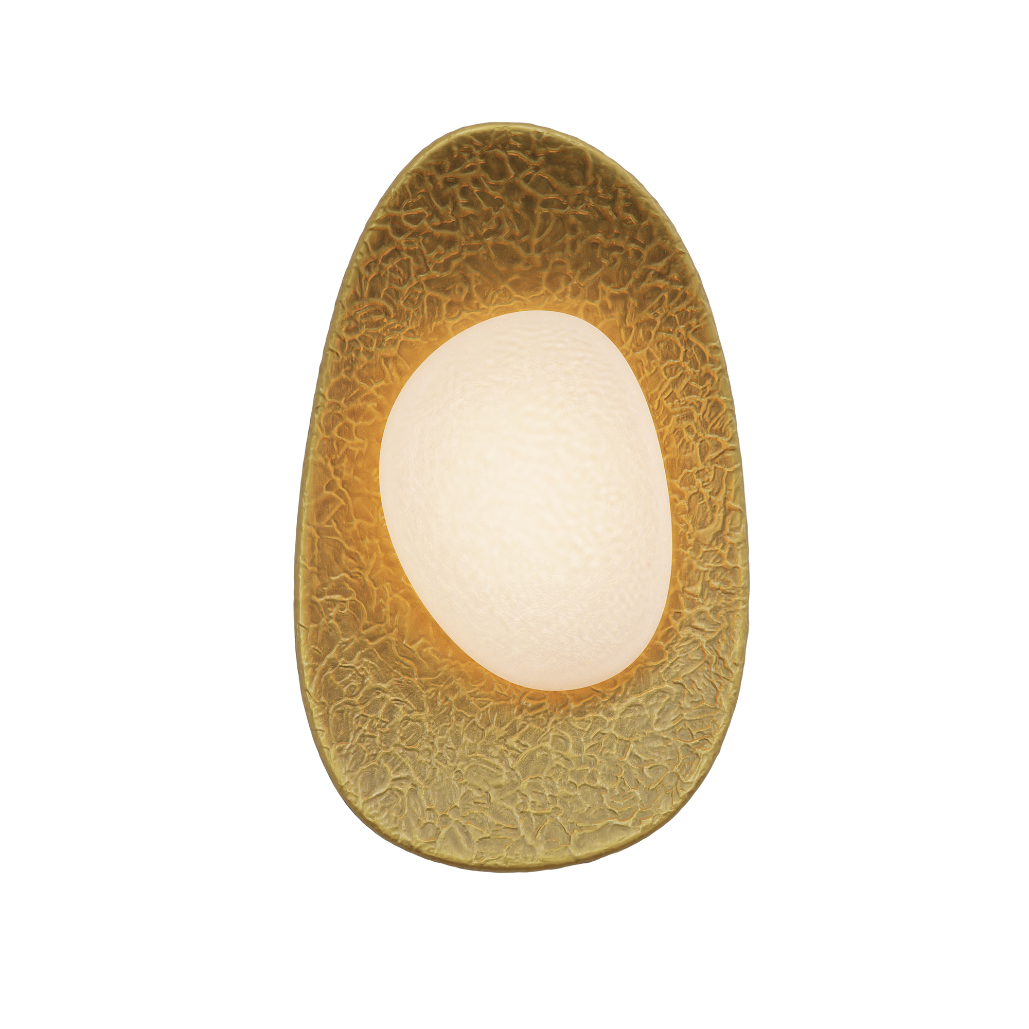 Alteck Organic 13.5-Inch Painted Antique Brass LED Outdoor Wall Light - AW0168-5CCT-W-PAB