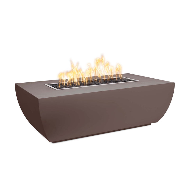 Avalon 72 Inch Brown Steel Gas Fire Pit – The Outdoor Plus