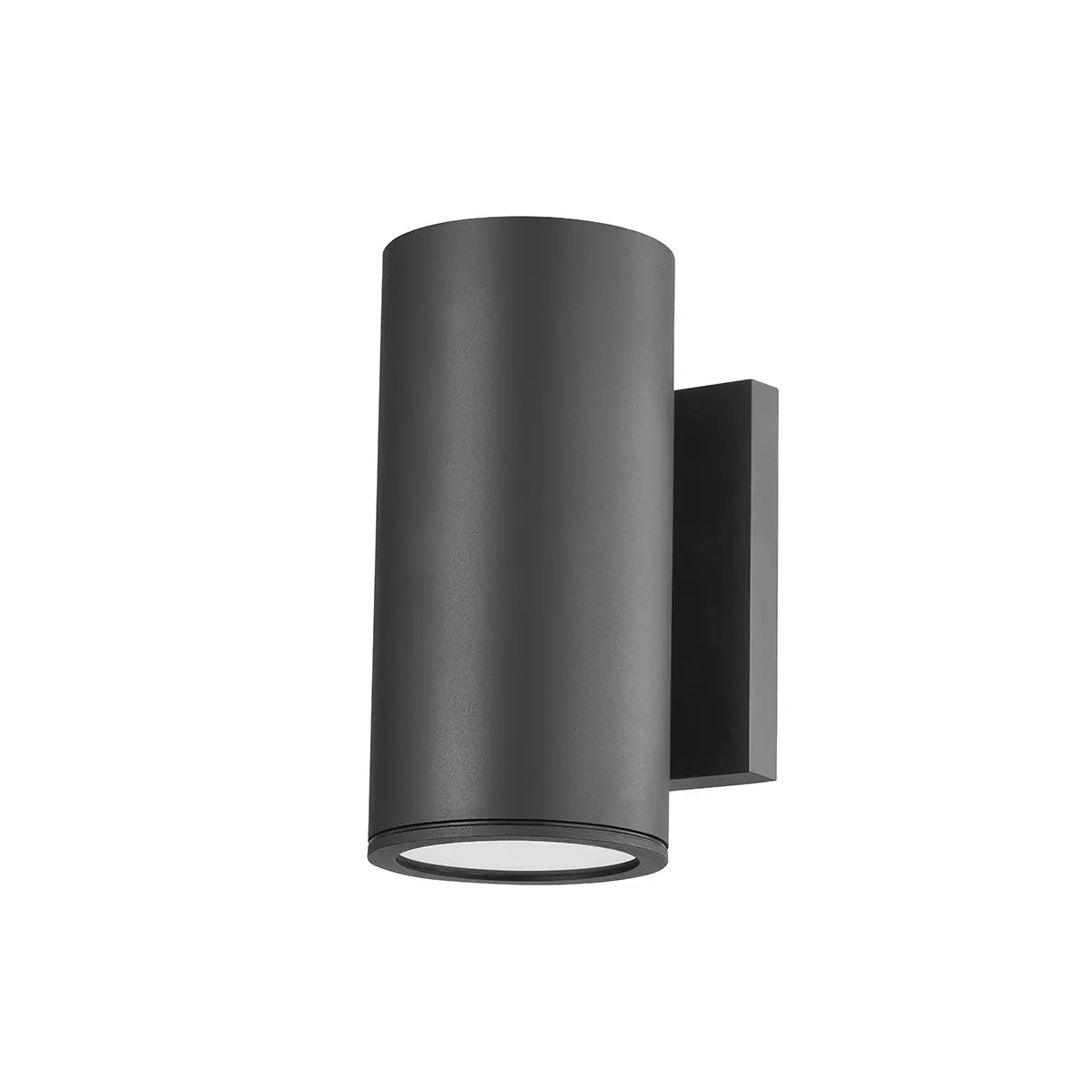 Perry Exterior Wall Sconce - Texture Black - 9" H