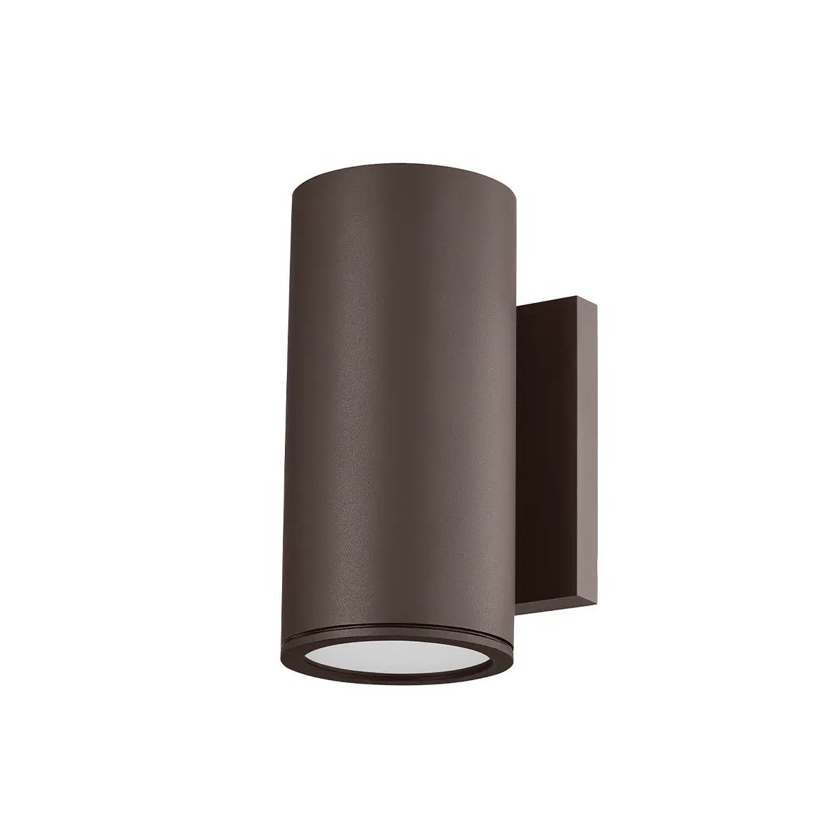 Perry Exterior Wall Sconce - Textured Bronze - 9" H