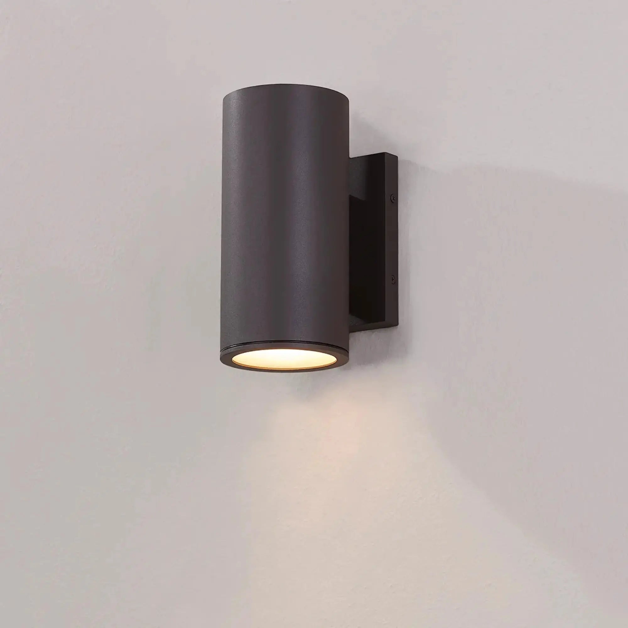 Troy Lighting Perry 9-Inch Outdoor Wall Sconce - Textured Bronze - Wet Rated - B2309-TBZ Troy Lighting