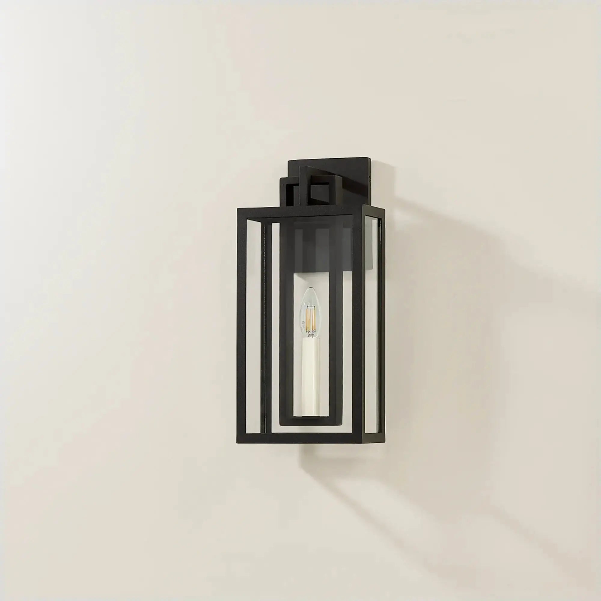 Troy Lighting Amire 16-Inch Outdoor Wall Sconce - Texture Black - Wet Rated - B3616-TBK Troy Lighting