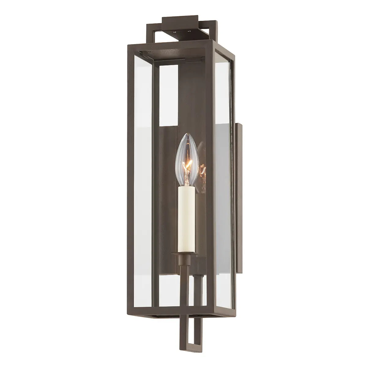Beckham Exterior Wall Sconce - Textured Bronze - 16.5" H