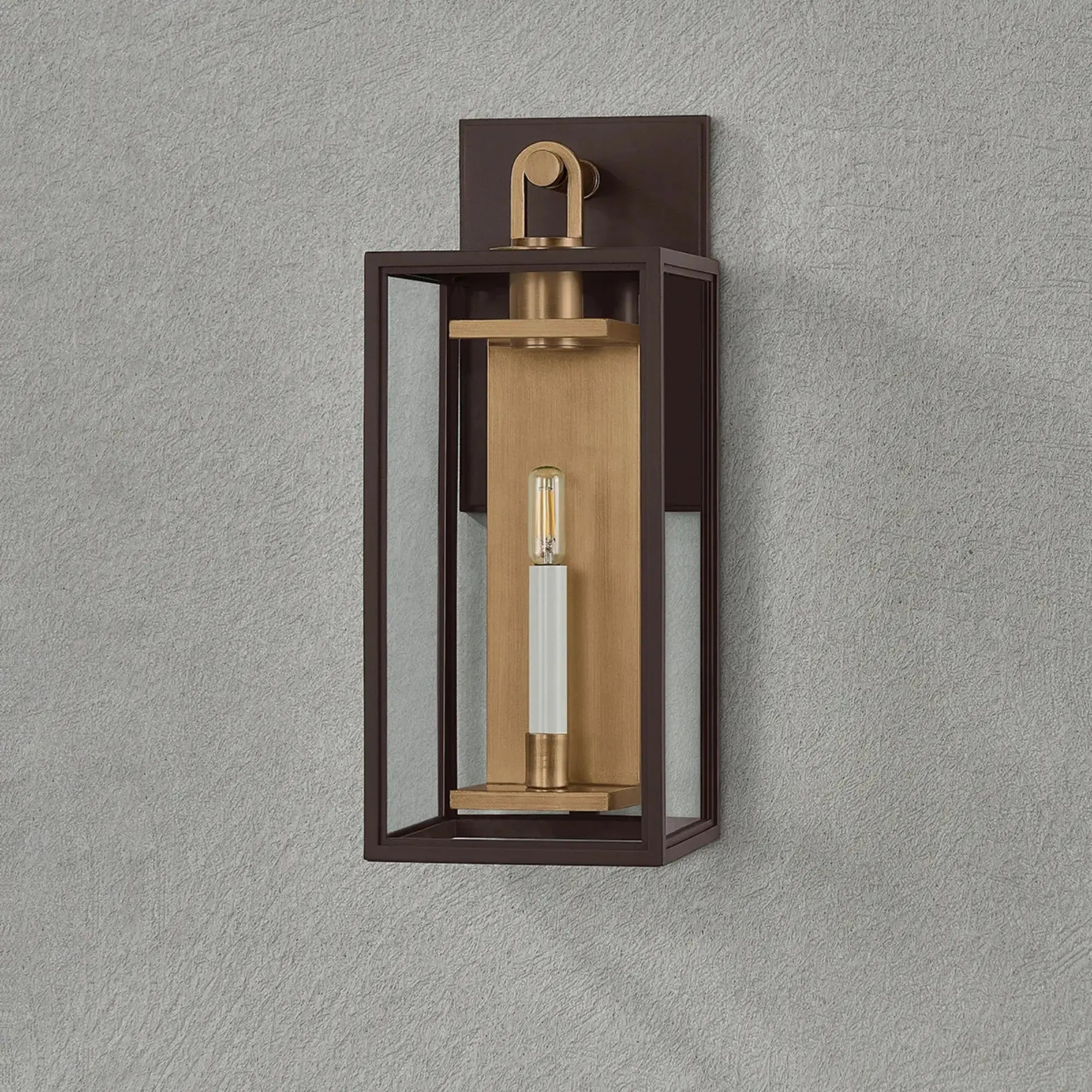 Troy Lighting Arnold 20-Inch Outdoor Wall Sconce - Patina Brass - Wet Rated - B6520-PBR/TBZ Troy Lighting