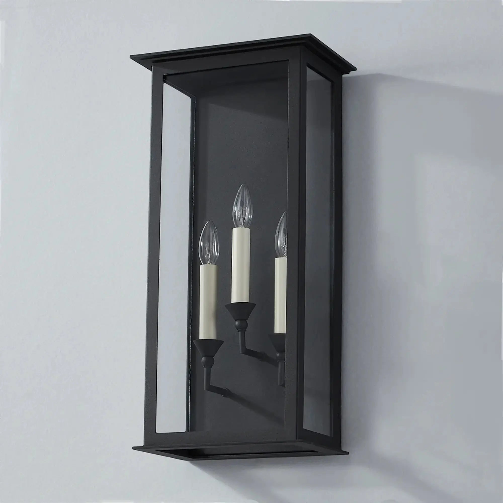 Troy Lighting Chauncey 23.5-Inch Outdoor Wall Sconce - Texture Black - Wet Rated - B6993-TBK Troy Lighting