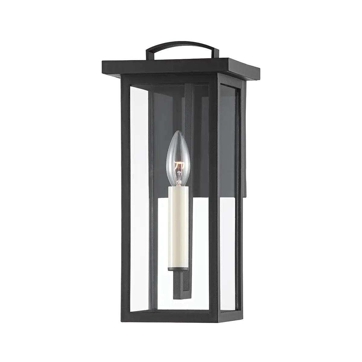 Eden Exterior Wall Sconce - Texture Black - 14" H