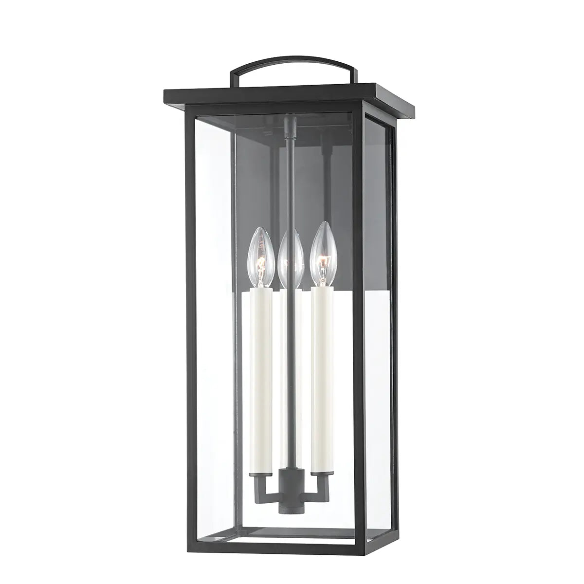 Eden Exterior Wall Sconce - Texture Black - 22" H