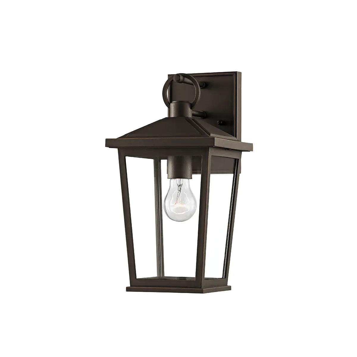 Soren Exterior Wall Sconce - Textured Bronze w/ Hl - 14" H