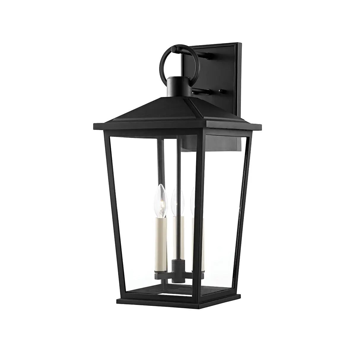 Soren Exterior Wall Sconce - Texture Black - 23" H