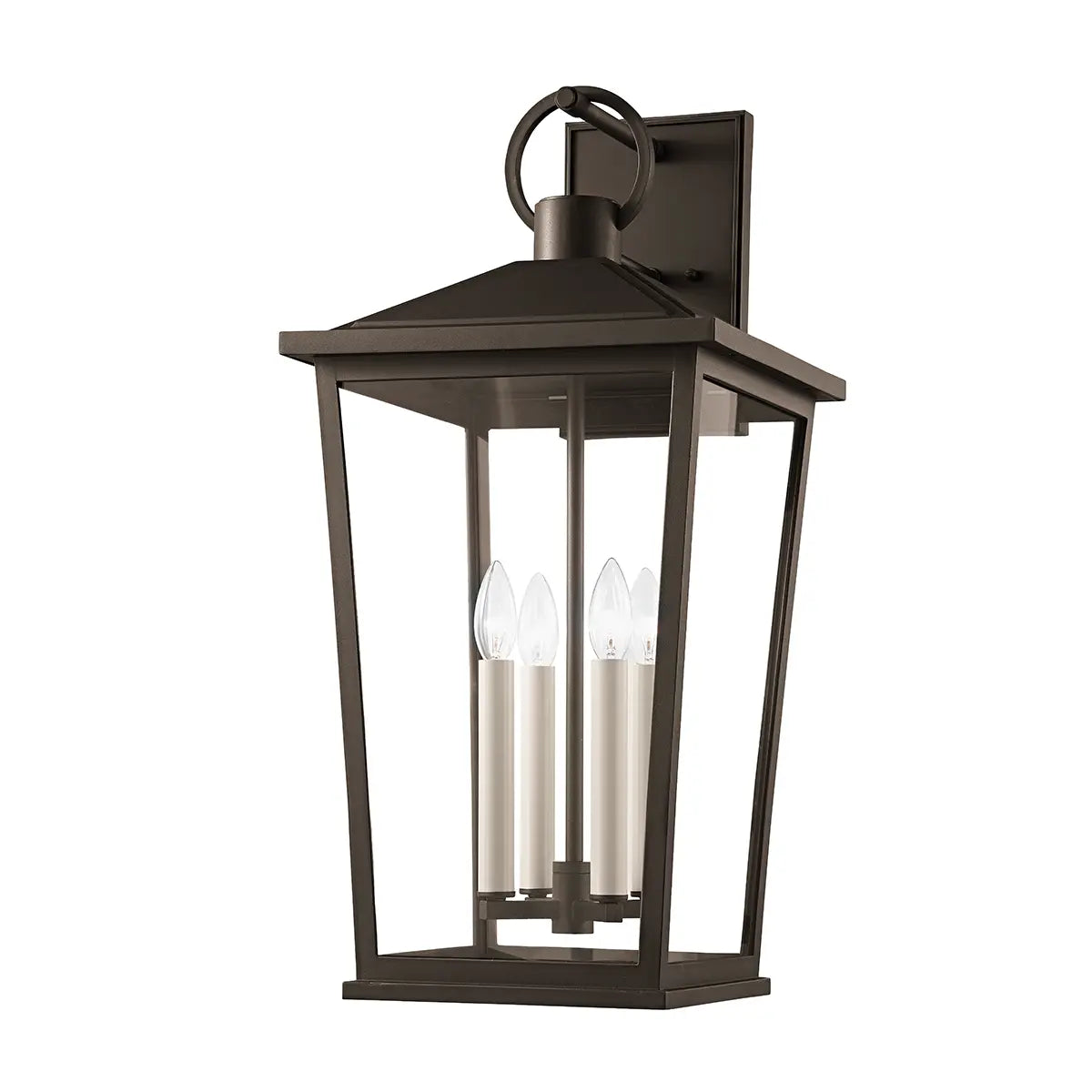 Soren Exterior Wall Sconce - Textured Bronze w/ Hl - 26.5" H