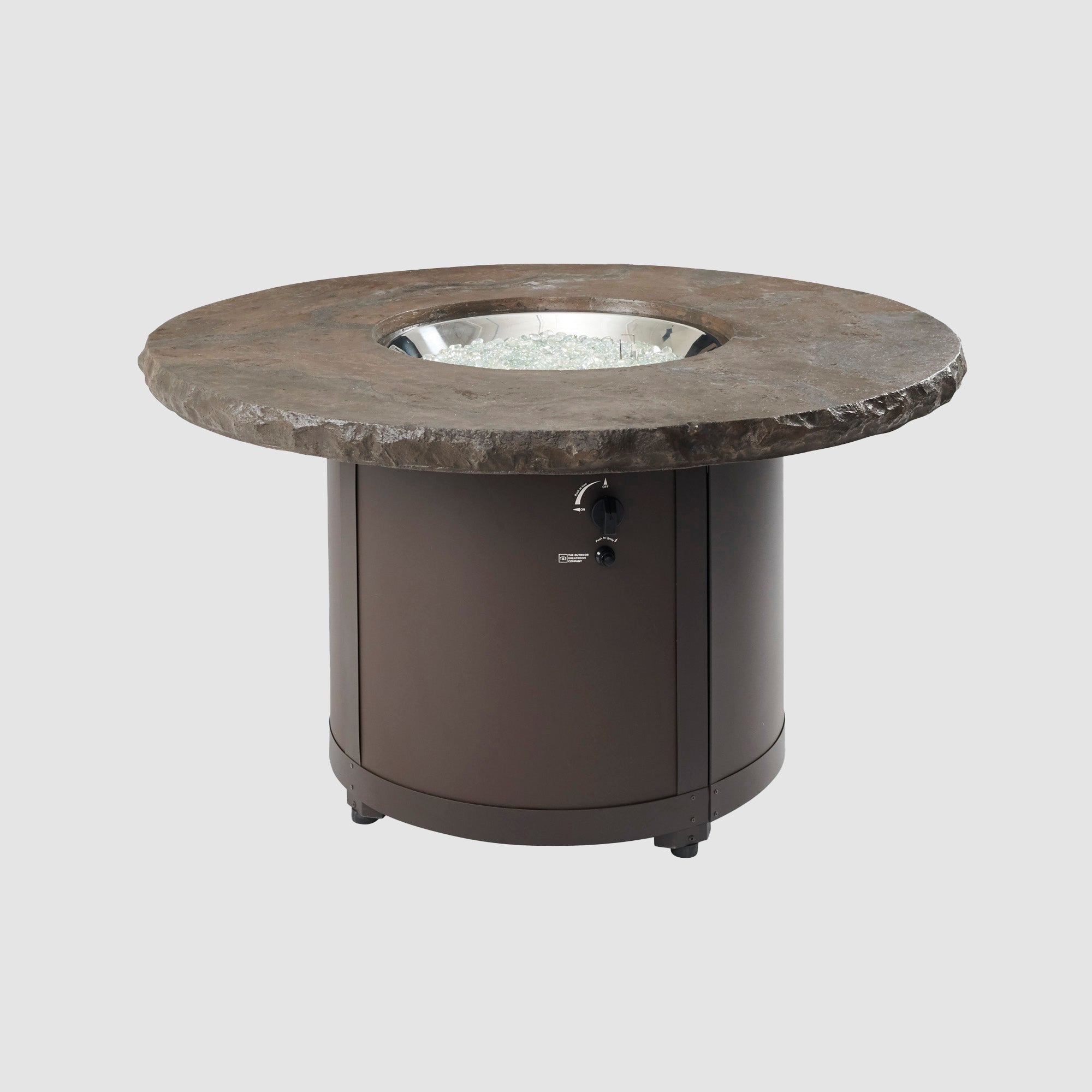 Beacon 48″ Round Gas Fire Table – The Outdoor GreatRoom Company