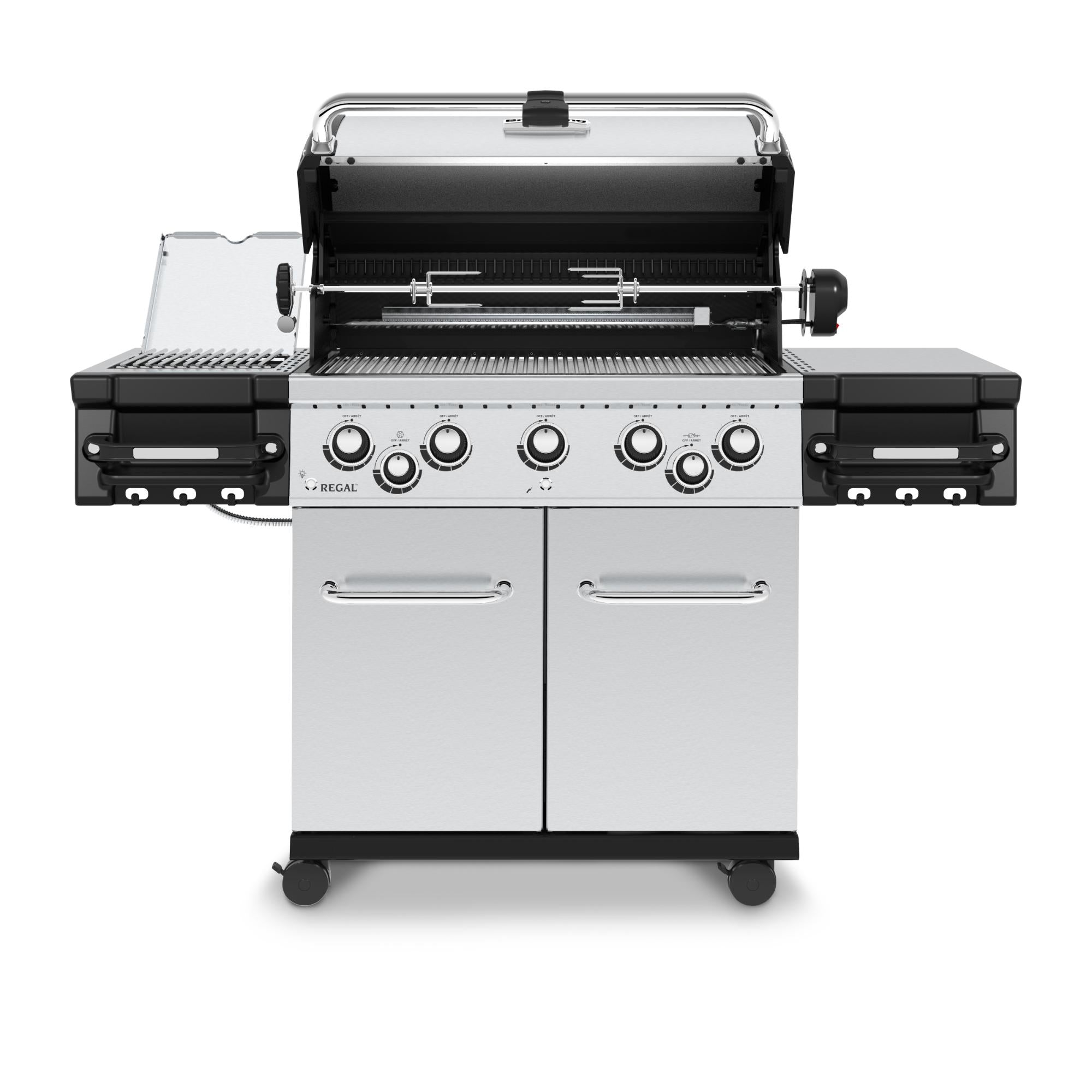 Broil King Regal S 590 Pro IR 5-Burner Gas Grill with Infrared Side Burner & Rotisserie