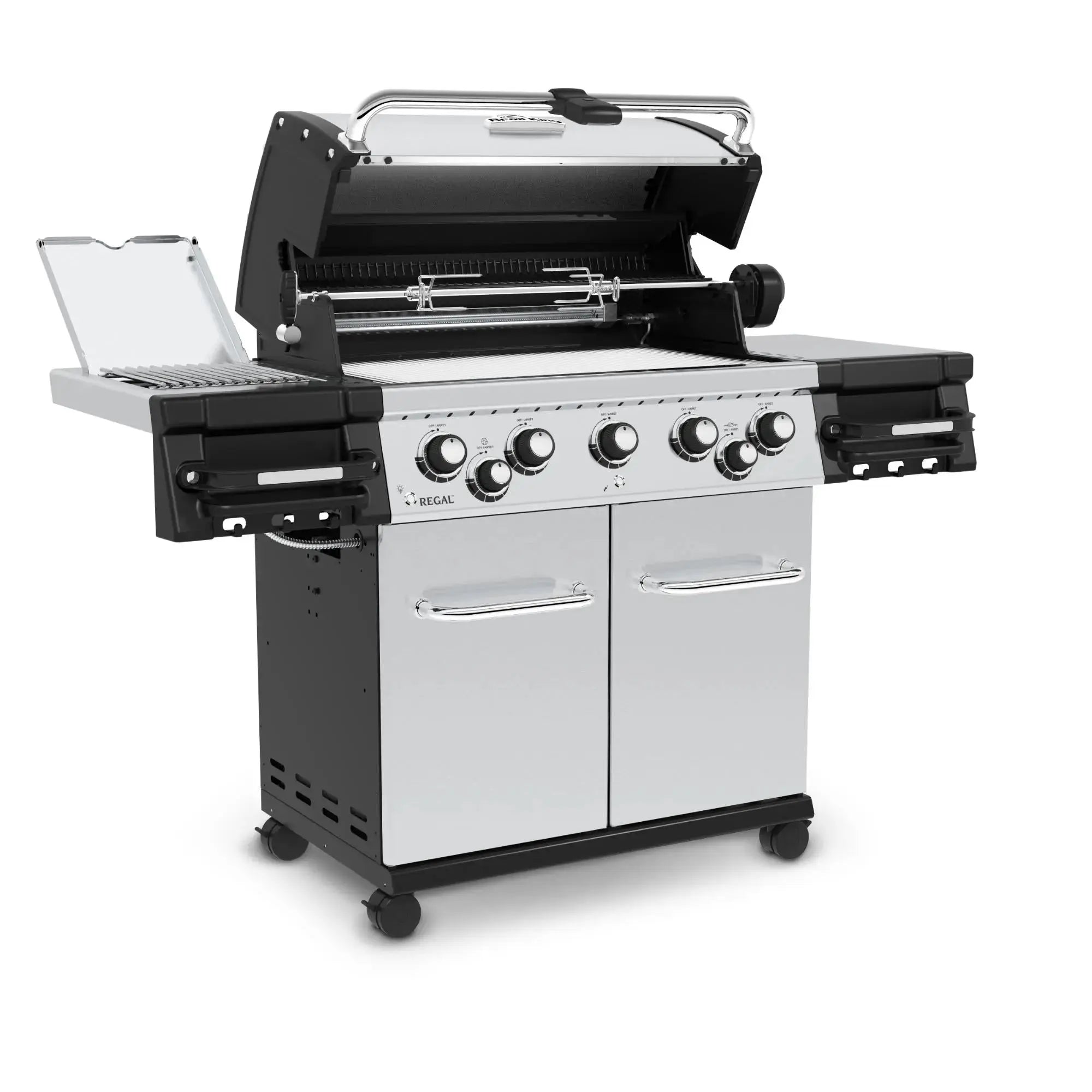 Broil King Regal S 590 Pro IR 5-Burner Gas Grill with Infrared Side Burner & Rotisserie Broil King