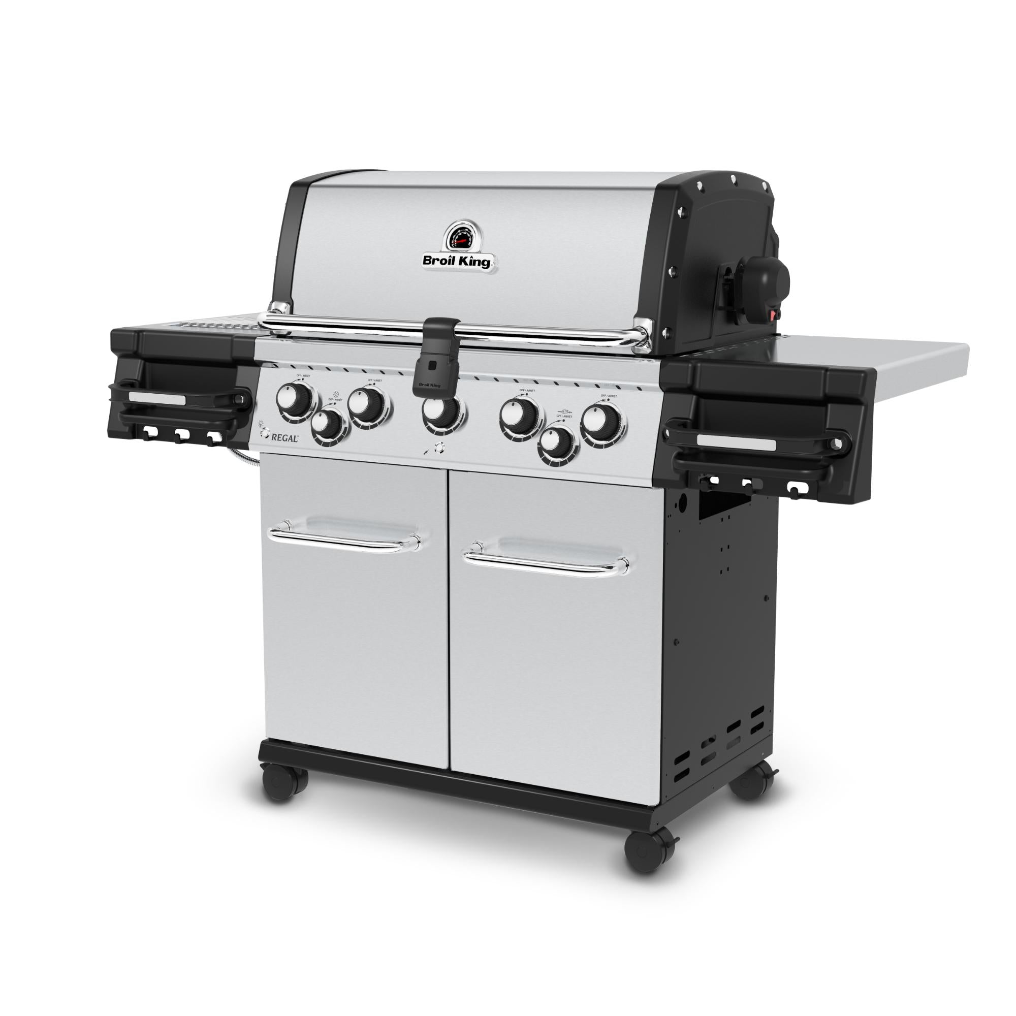 Broil King Regal S 590 Pro IR 5-Burner Gas Grill with Infrared Side Burner & Rotisserie