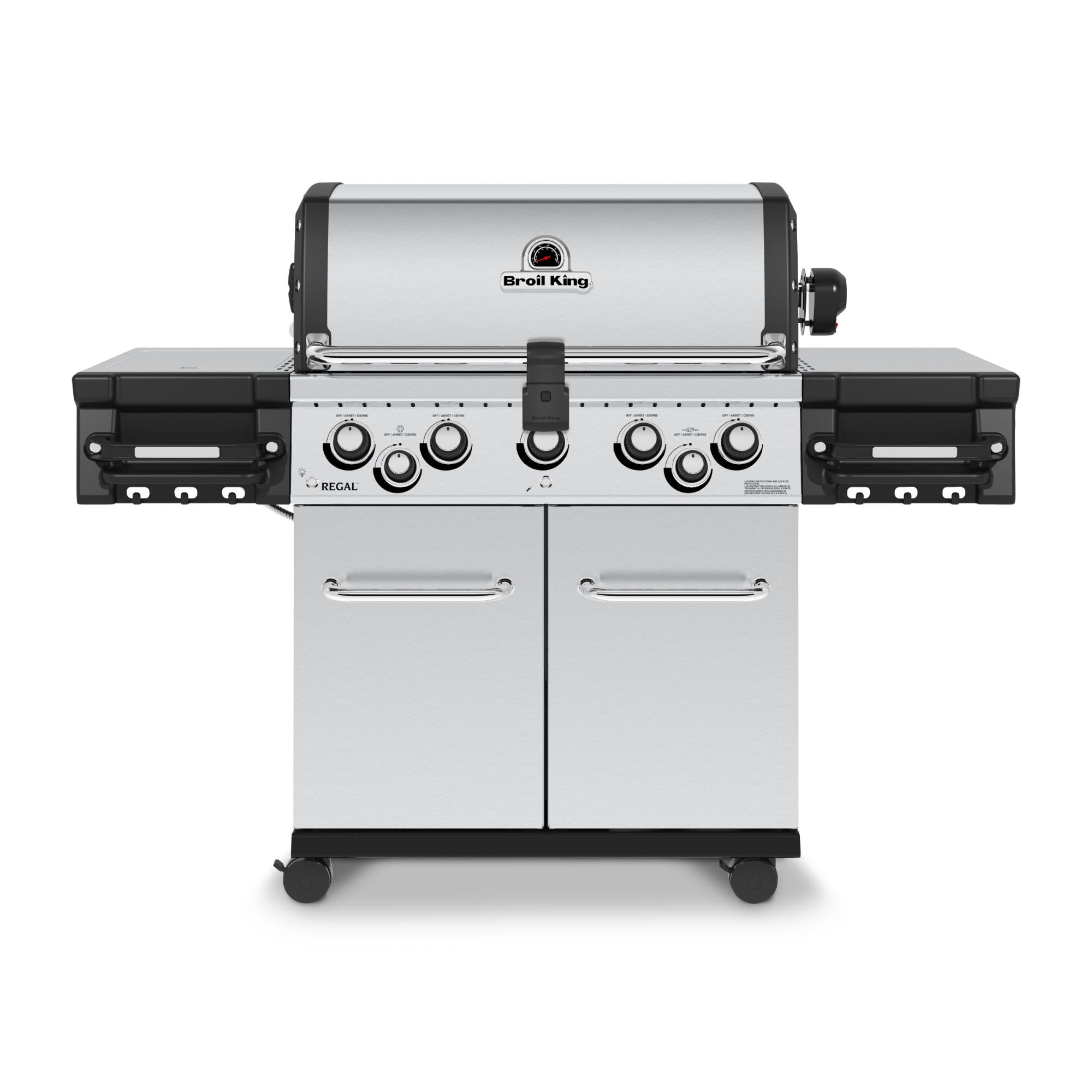 Broil King Regal S 590 Pro 5-Burner Gas Grill with Side Burner & Rotisserie