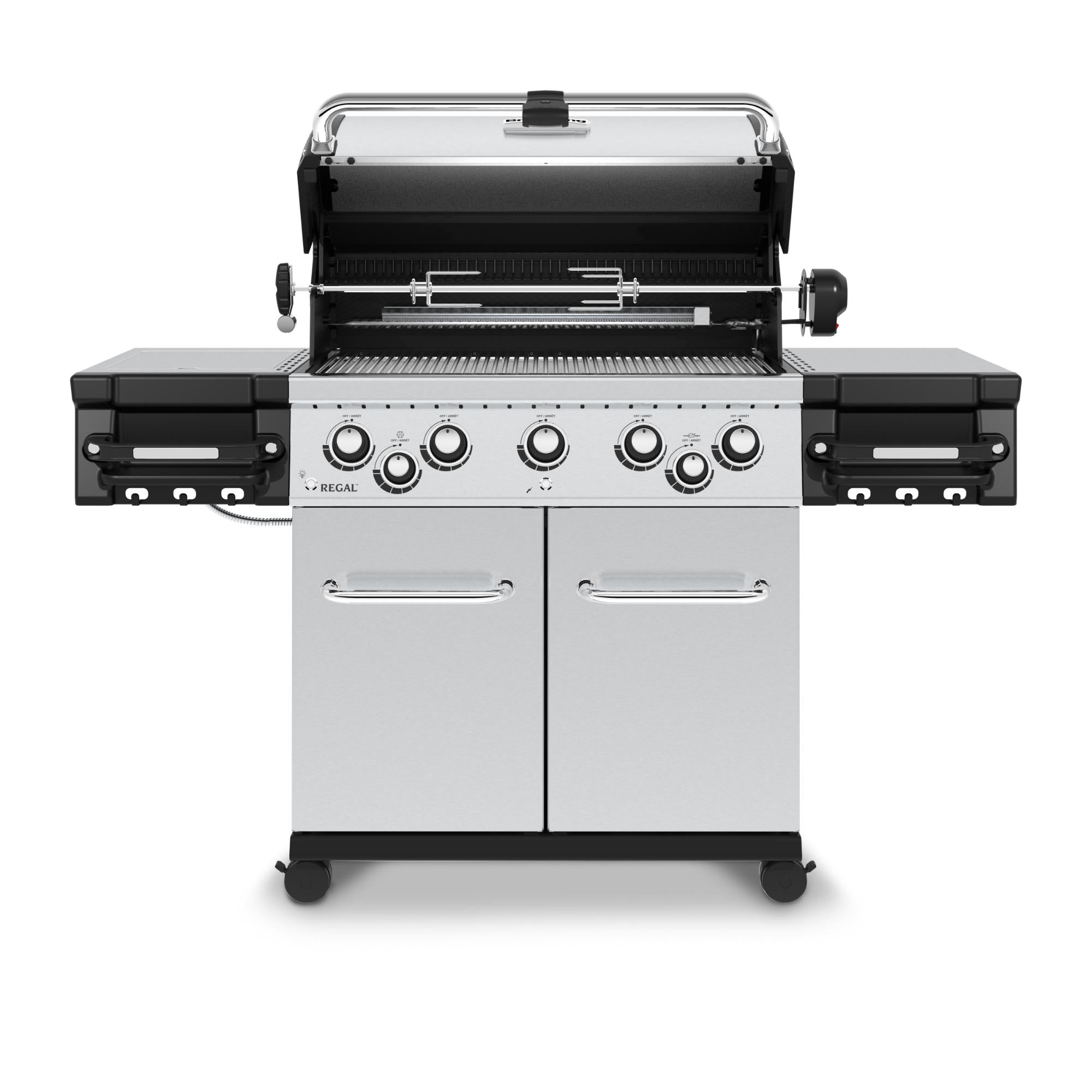 Broil King Regal S 590 Pro 5-Burner Gas Grill with Side Burner & Rotisserie