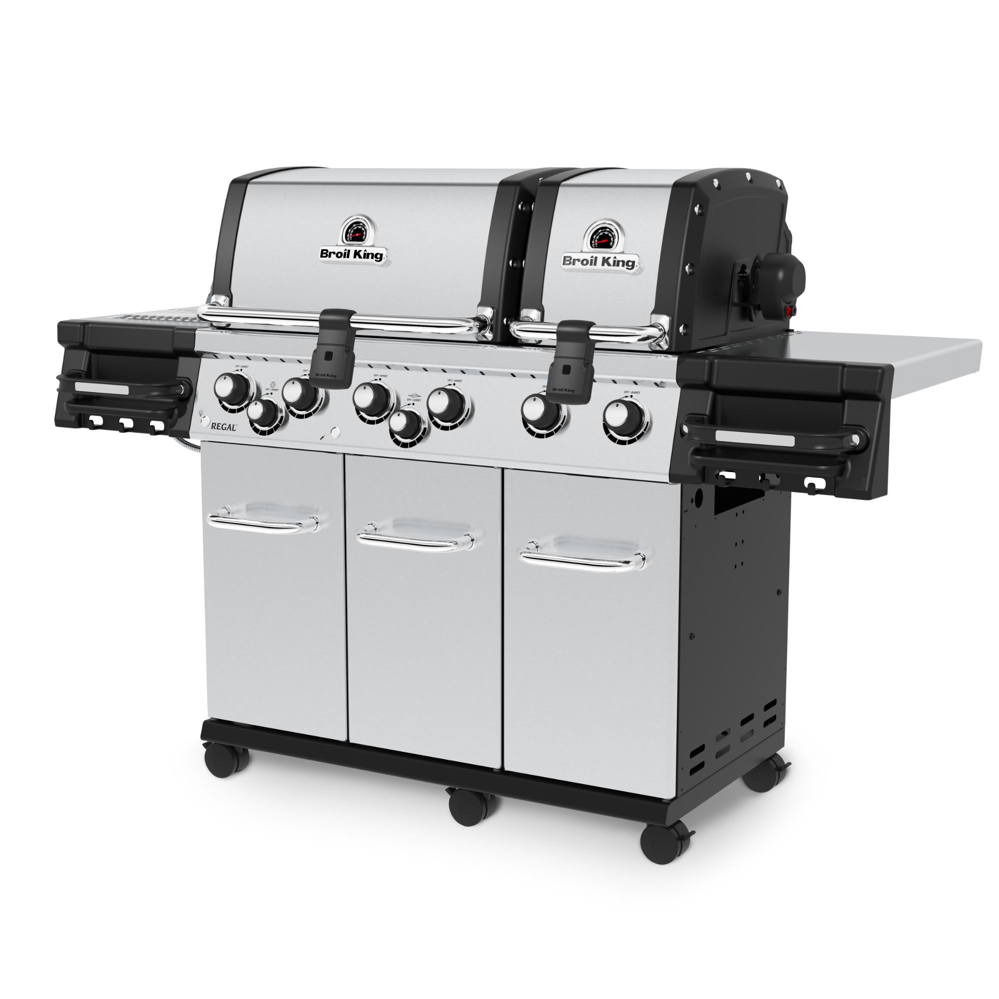 Broil King Regal S 690 Pro IR 6-Burner Gas Grill with Infrared Side Burner & Rotisserie