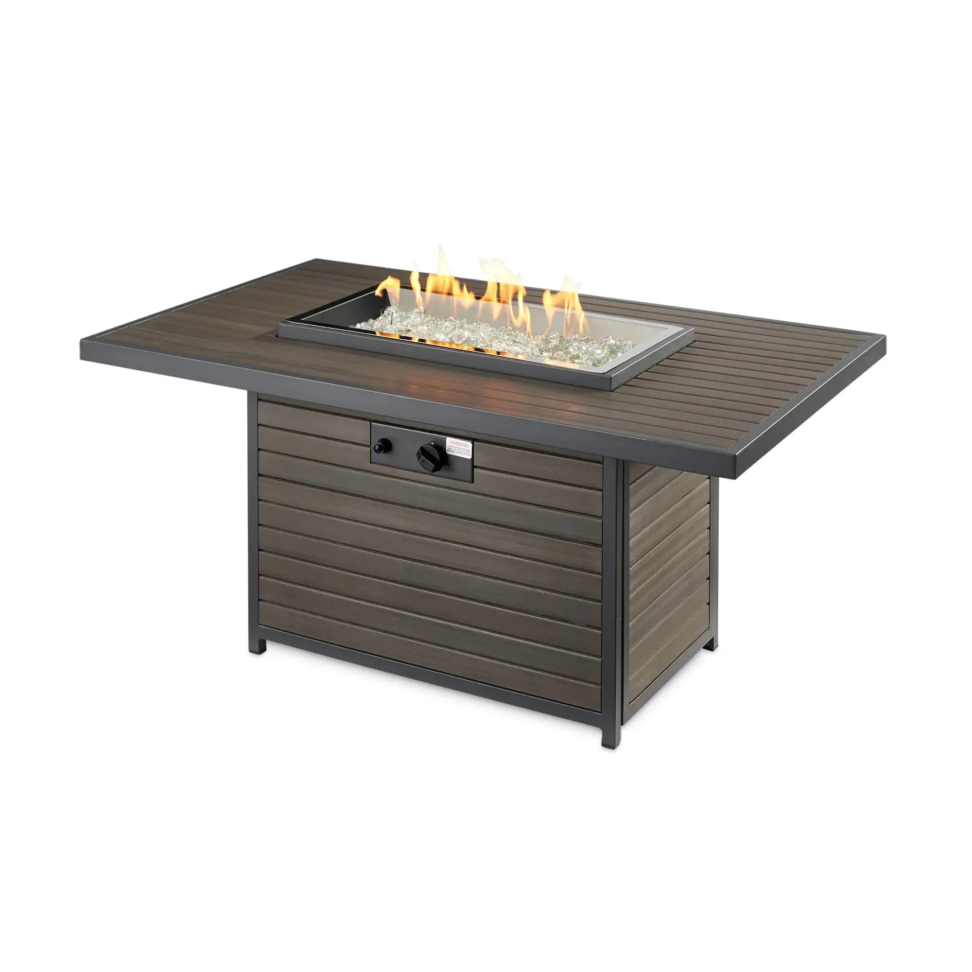 Kenwood & Brooks 50″ Rectangular Chat Height Gas Fire Table – The Outdoor GreatRoom Company The Outdoor GreatRoom Company