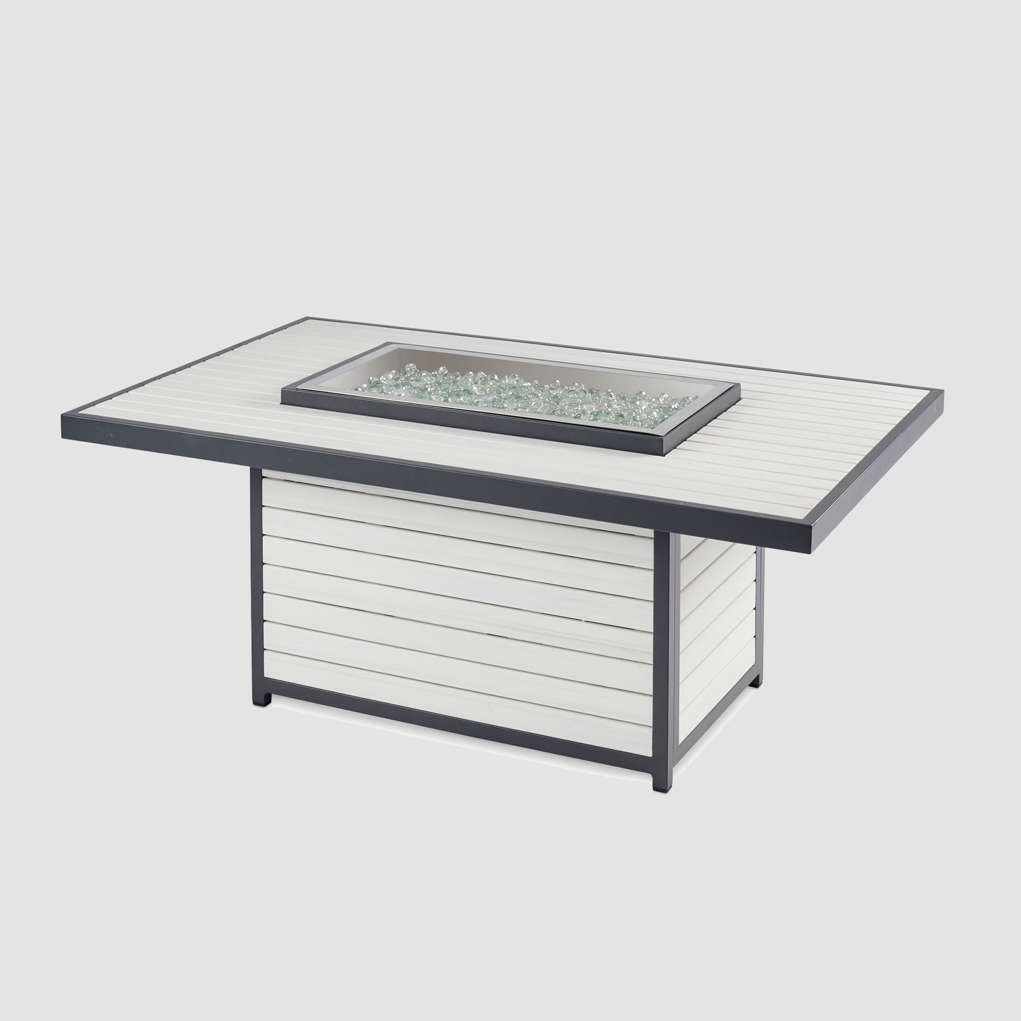 Kenwood & Brooks 50″ Rectangular Chat Height Gas Fire Table – The Outdoor GreatRoom Company