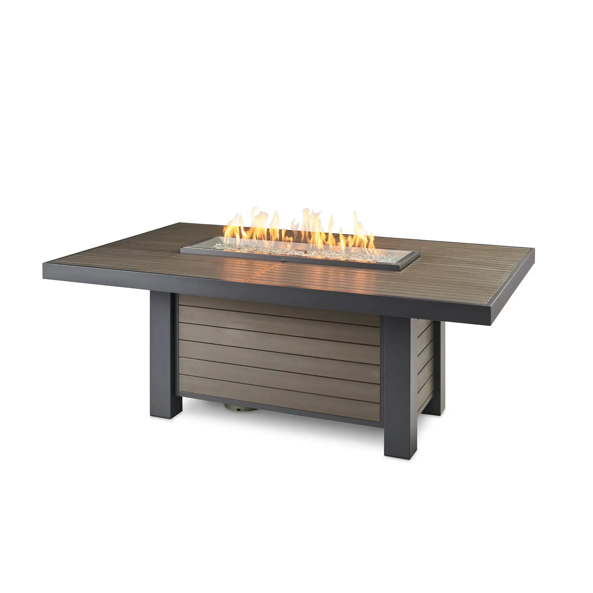 Kenwood & Brooks 80″ Linear Dining Gas Fire Table – The Outdoor GreatRoom Company The Outdoor GreatRoom Company