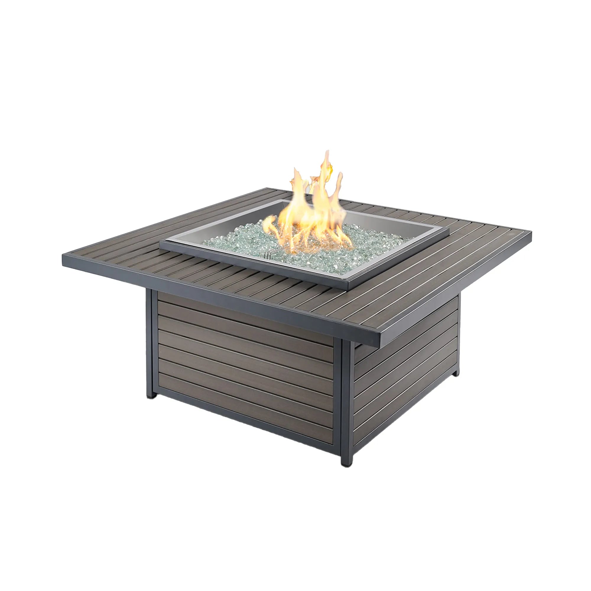 Kenwood & Brooks 40″ Square Gas Fire Table – The Outdoor GreatRoom Company