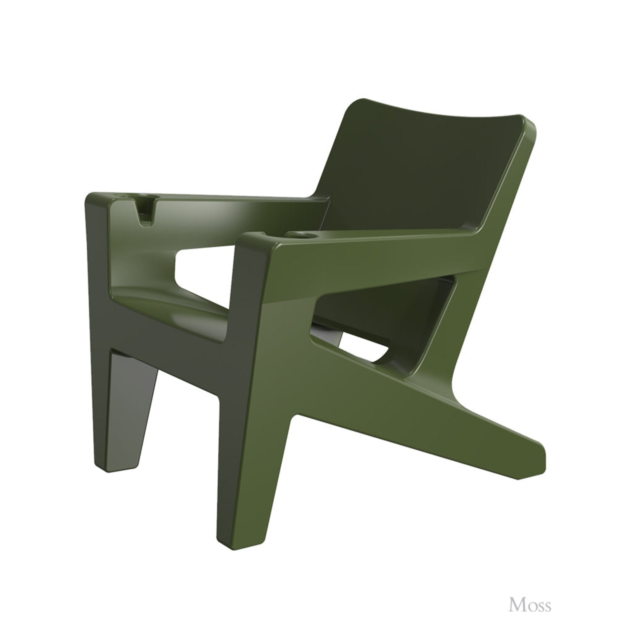 Bask Lounge Chair | Modern Adirondack Chair with Cup Holders — Tupelo Goods Tupelo Goods
