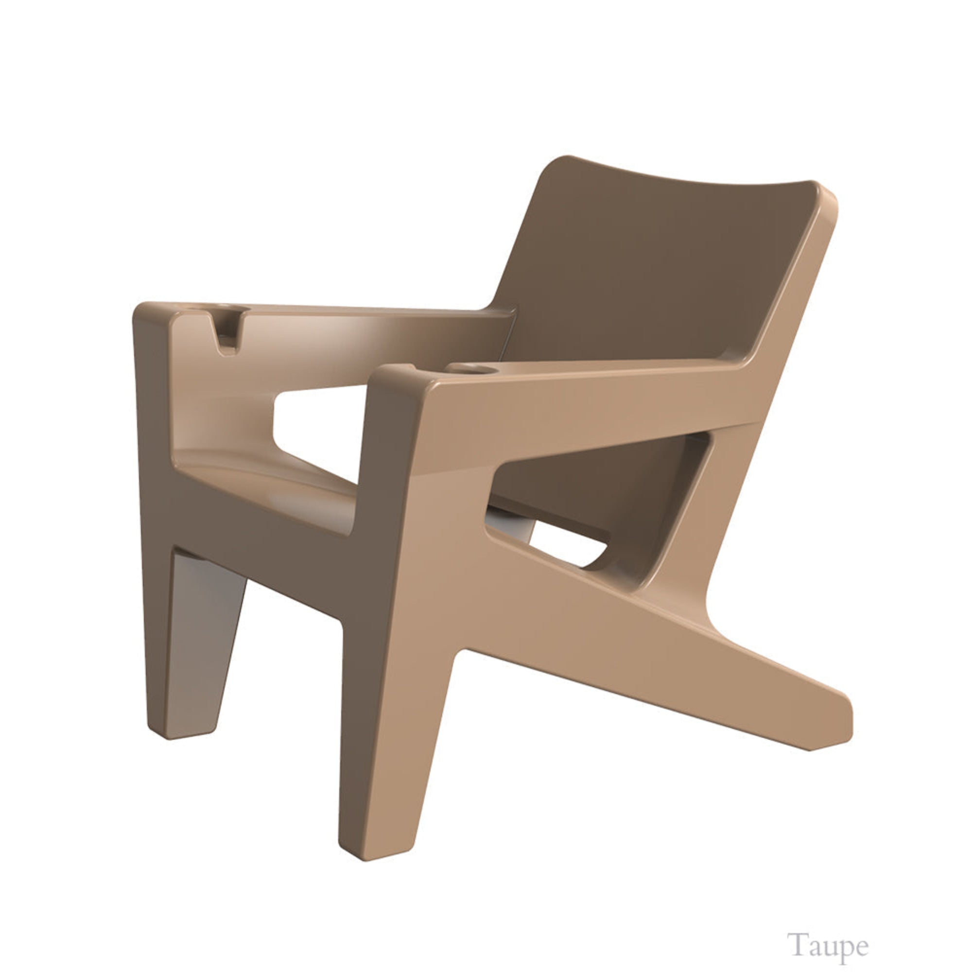 Bask Lounge Chair | Modern Adirondack Chair with Cup Holders — Tupelo Goods Tupelo Goods