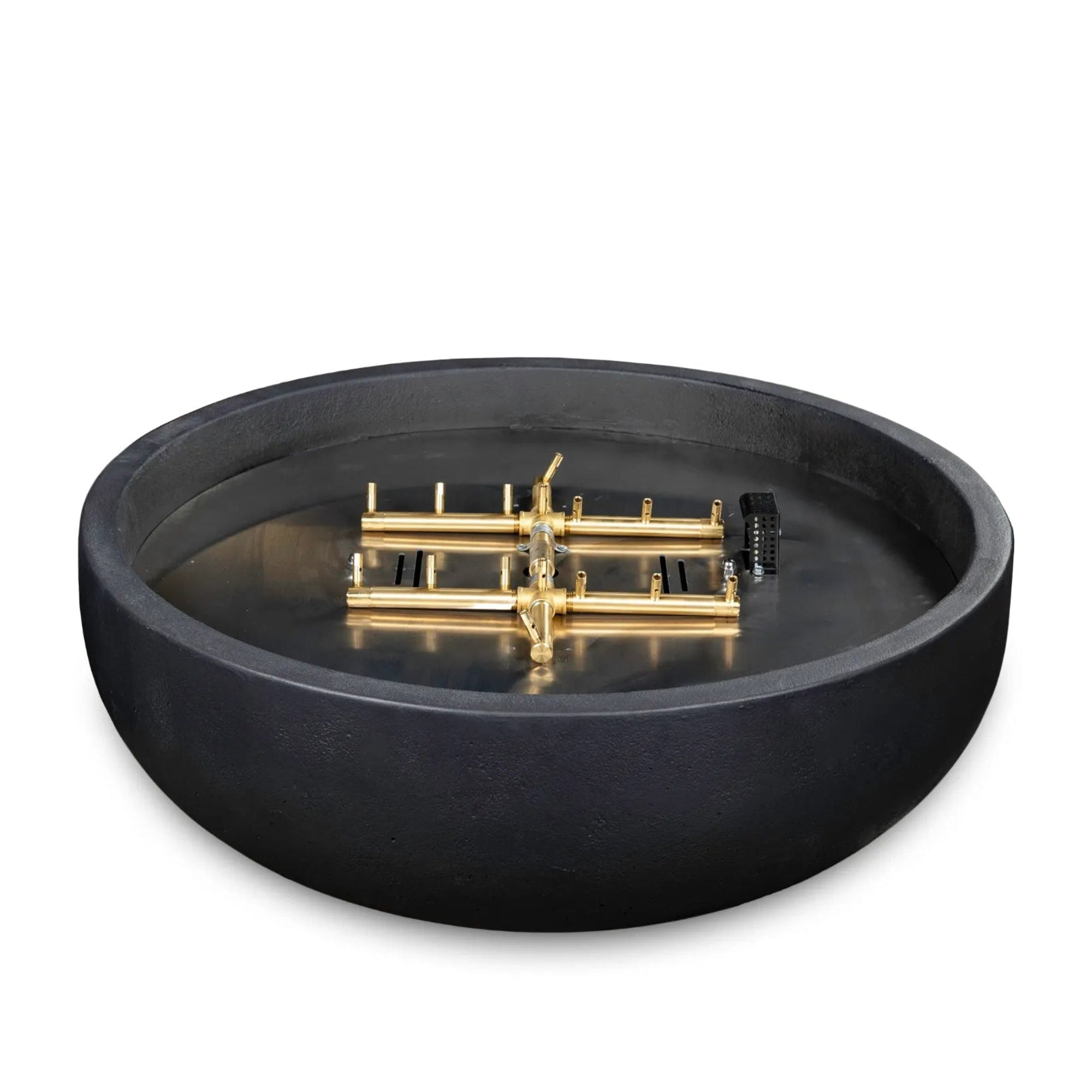 Blaze 38" Round Concrete Fire Bowl – Liquid Propane – BLZ-38-FBOWL-LP