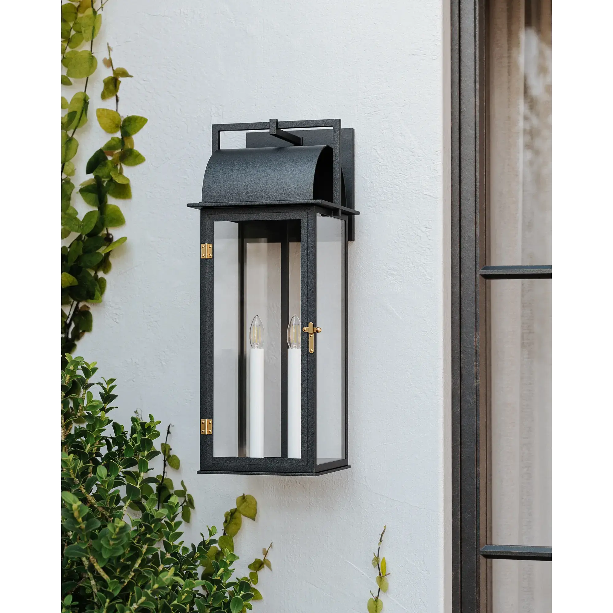 Troy Lighting Bohen 24.25-Inch Outdoor Wall Sconce - French Iron - Wet Rated - B2224-FRN/PBR Troy Lighting