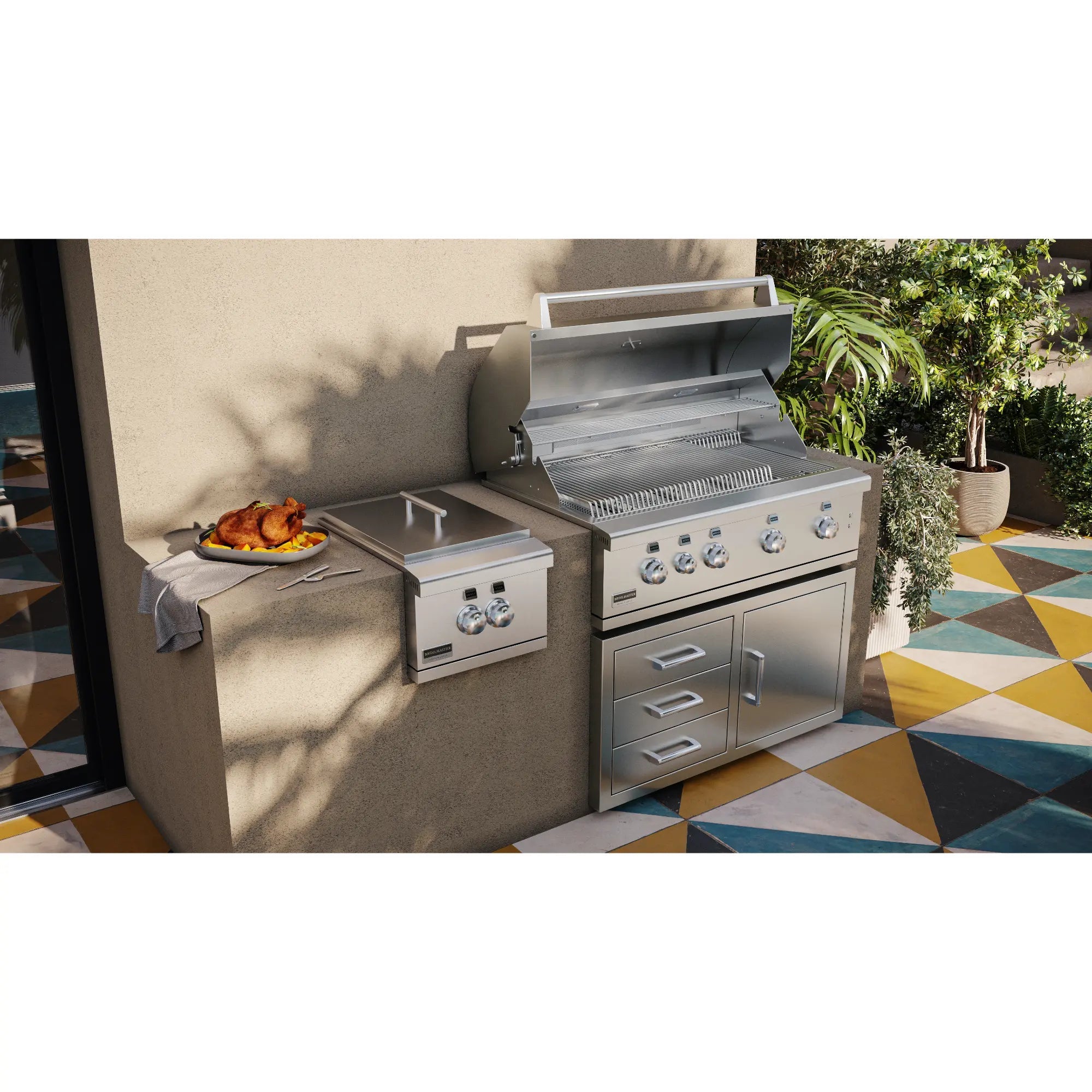 Broilmaster G-Series 42-Inch 4-Burner Built-In Gas Grill Head broilmaster