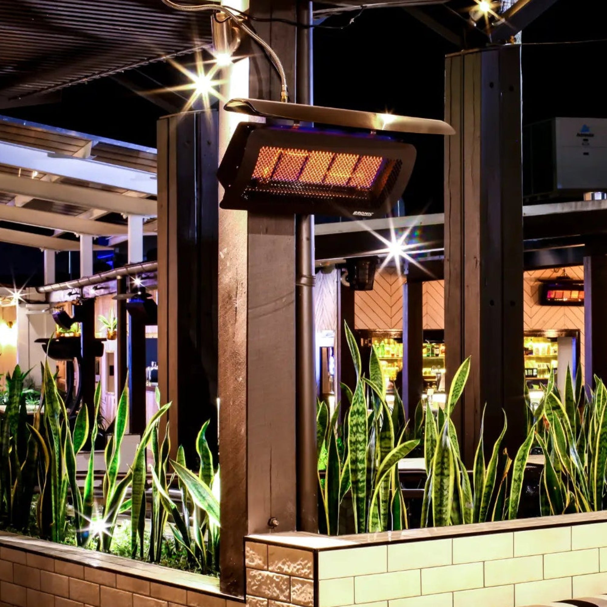 Bromic Tungsten Smart-Heat Gas Heater – 500 Series Wall or Ceiling Mounted Outdoor Patio Heater