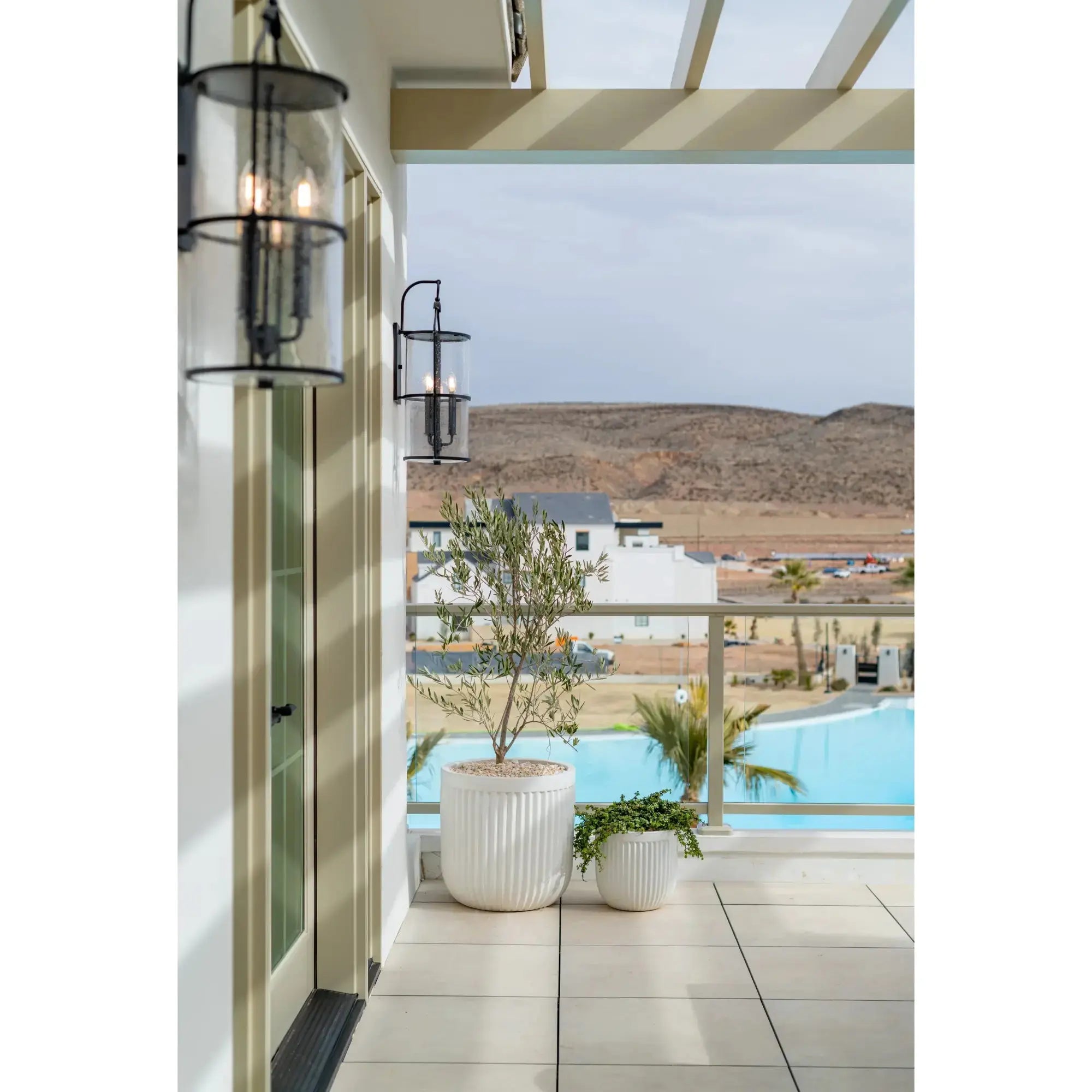 Troy Lighting Burbank 24.75-Inch Outdoor Wall Sconce - Texture Black - Wet Rated - B1313-TBK Troy Lighting