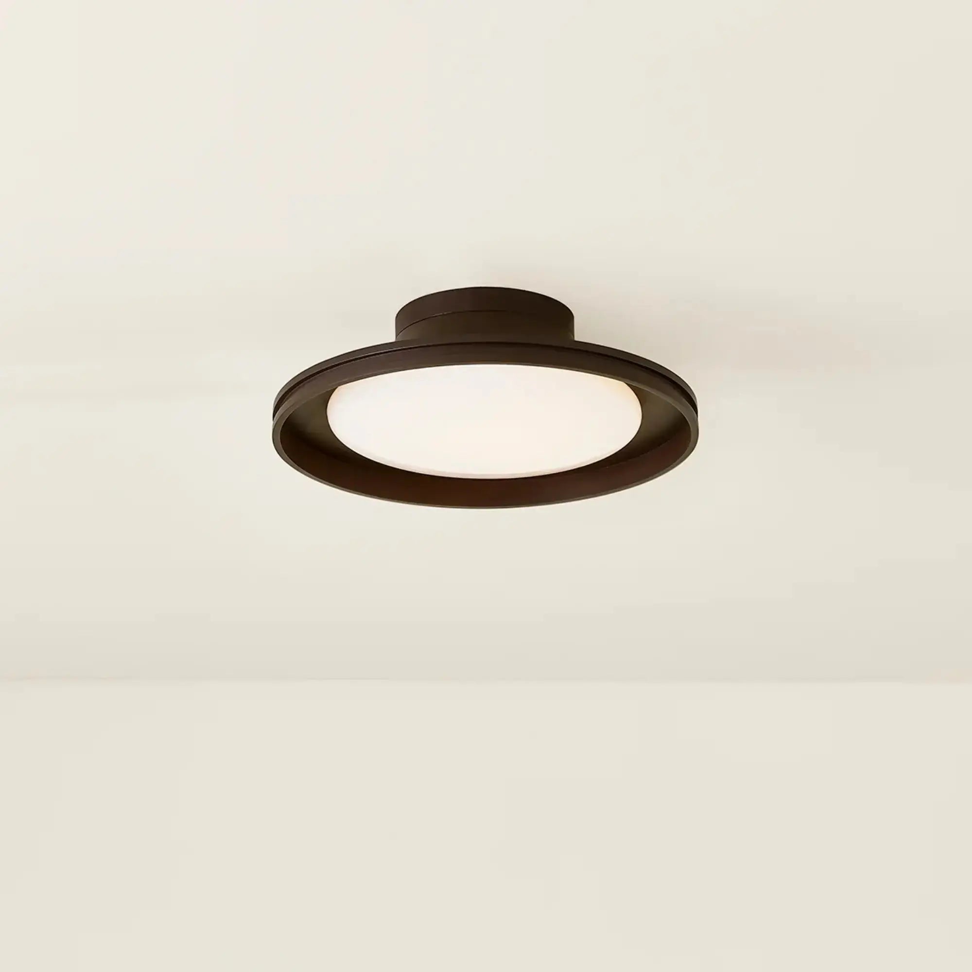 Troy Lighting Cannes 14.75-Inch Outdoor Flush Mount - Bronze - Wet Rated - C3115-BRZ Troy Lighting