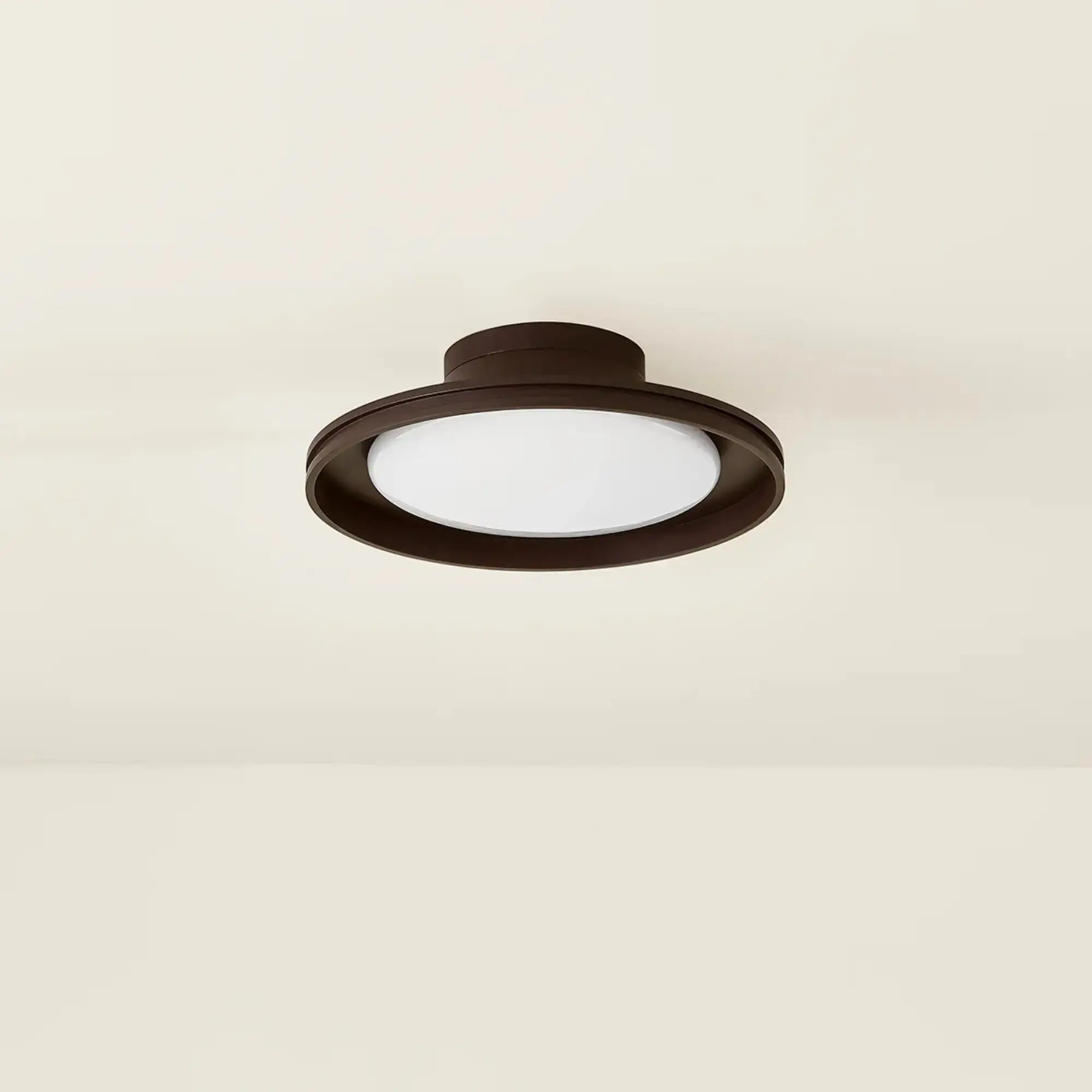 Troy Lighting Cannes 14.75-Inch Outdoor Flush Mount - Bronze - Wet Rated - C3115-BRZ Troy Lighting