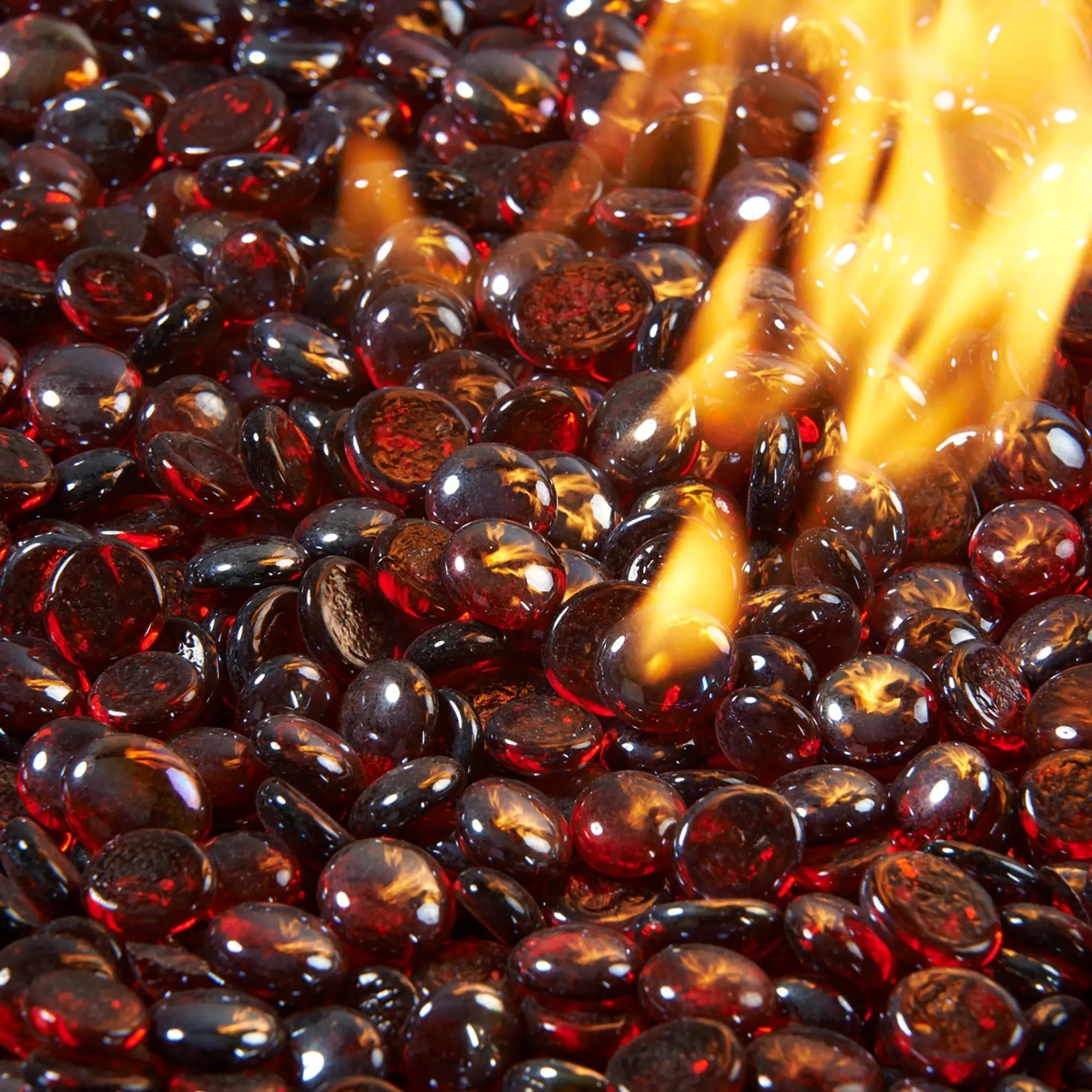 Tempered Fire Glass Gems 5 lb Bag - Outdoor GreatRoom Company The Outdoor GreatRoom Company