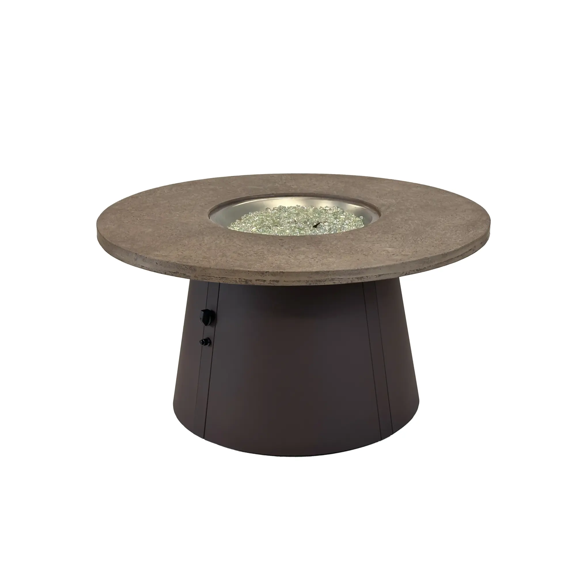 Cirvalo 48" Round Gas Fire Table – The Outdoor GreatRoom Company