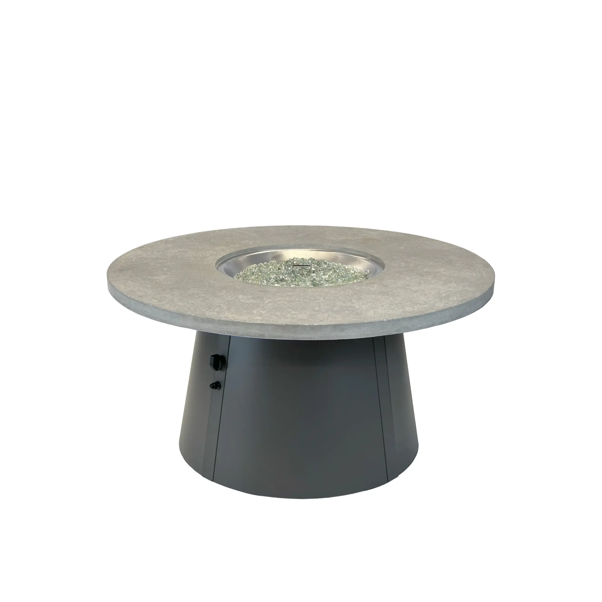 Cirvalo 48" Round Gas Fire Table – The Outdoor GreatRoom Company
