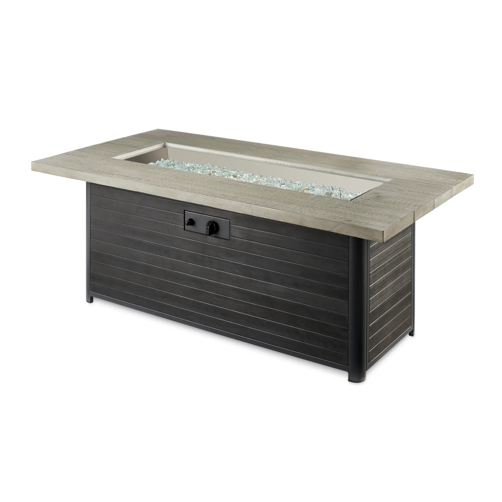 Cedar Ridge 61″ Linear Gas Fire Pit Table – The Outdoor GreatRoom Company